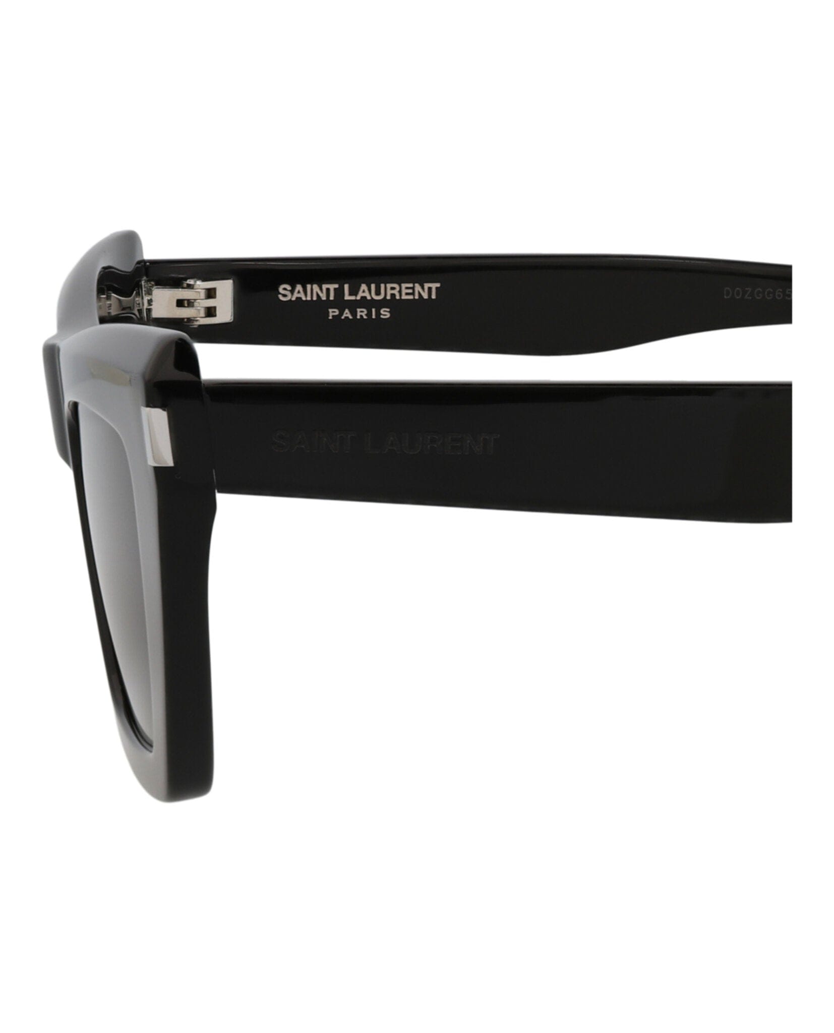 Saint Laurent Womens Square/Rectangle Black Black Black Fashion Designer Eyewear