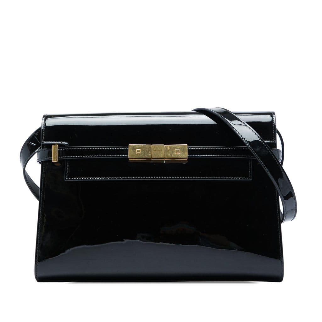 Saint Laurent Medium Patent Manhattan Shoulder Bag