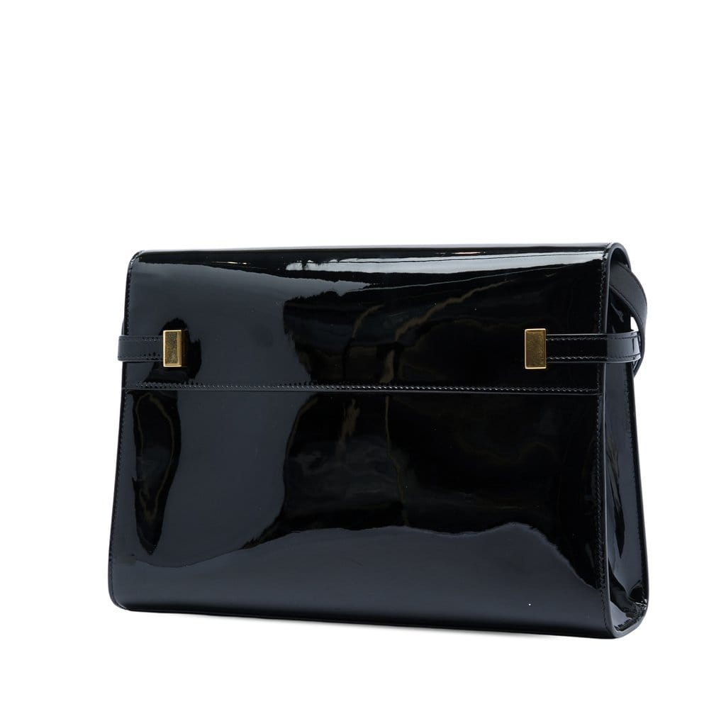 Saint Laurent Medium Patent Manhattan Shoulder Bag