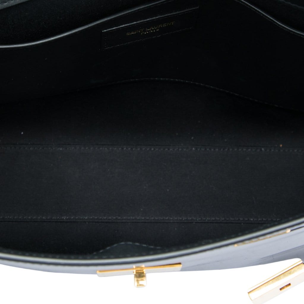 Saint Laurent Medium Patent Manhattan Shoulder Bag
