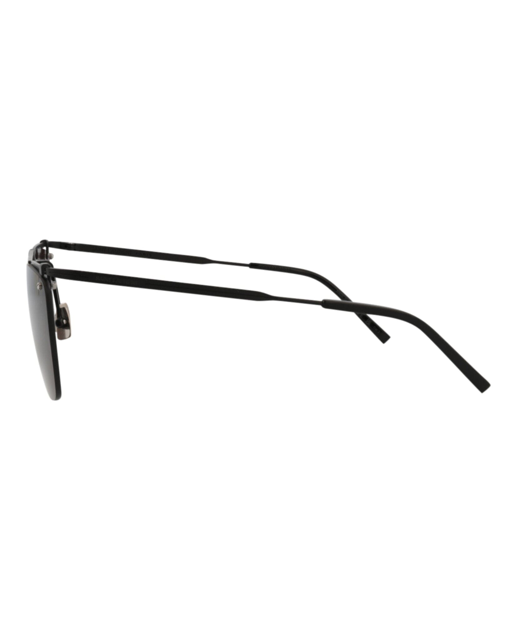 Saint Laurent Mens Aviator Black Black Black Fashion Designer Eyewear