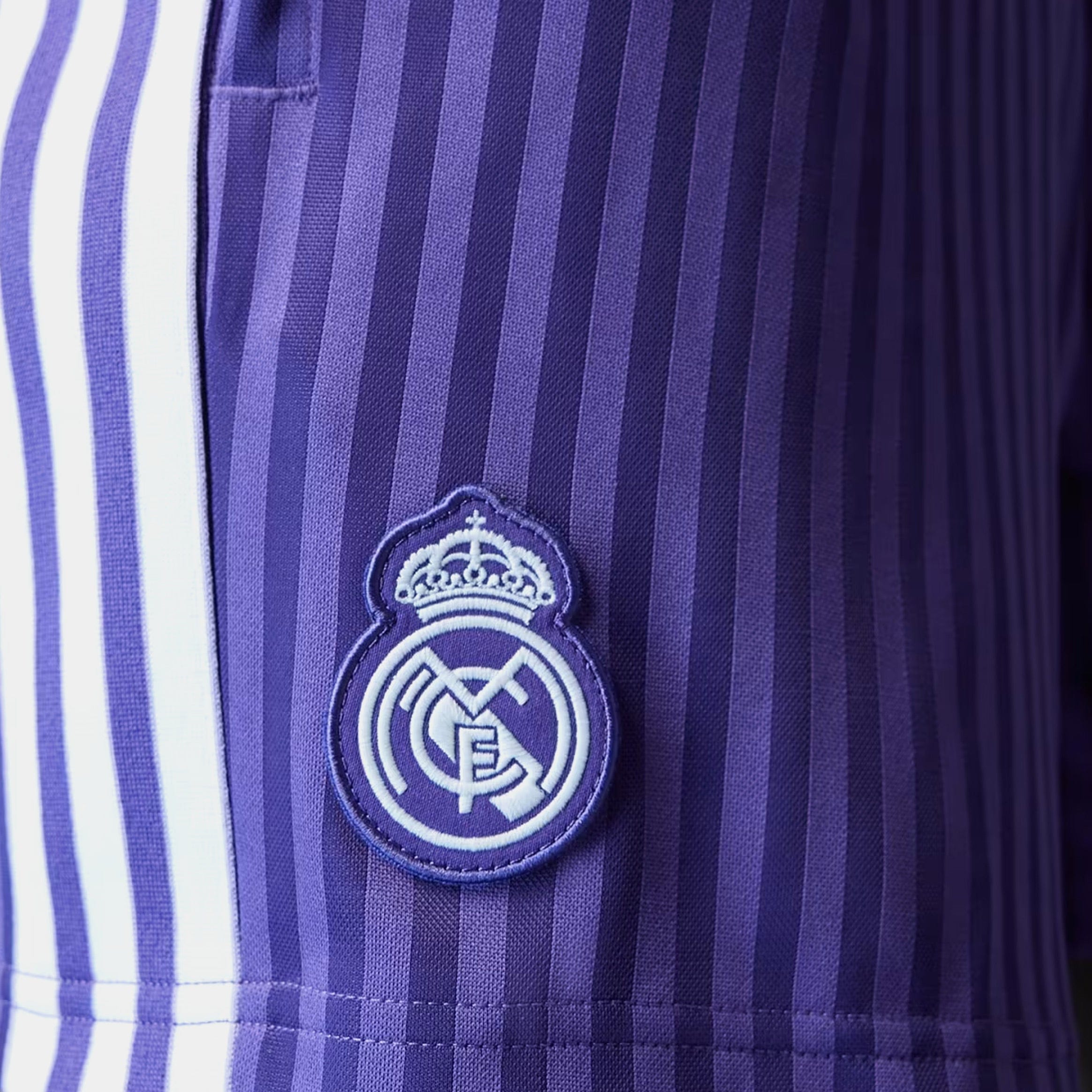 adidas Real Madrid Terrace Icon Mens Shorts (Purple)