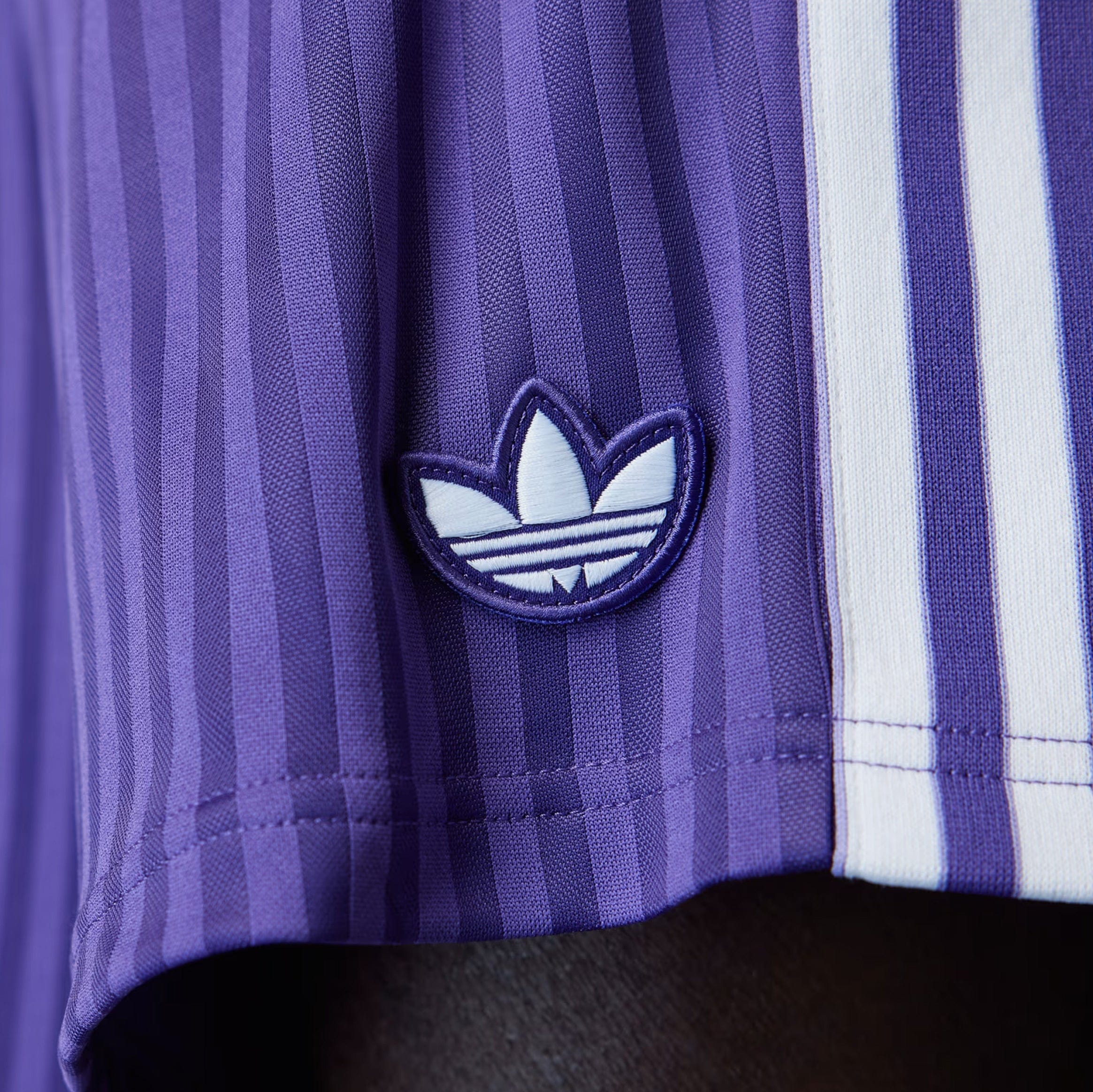 adidas Real Madrid Terrace Icon Mens Shorts (Purple)