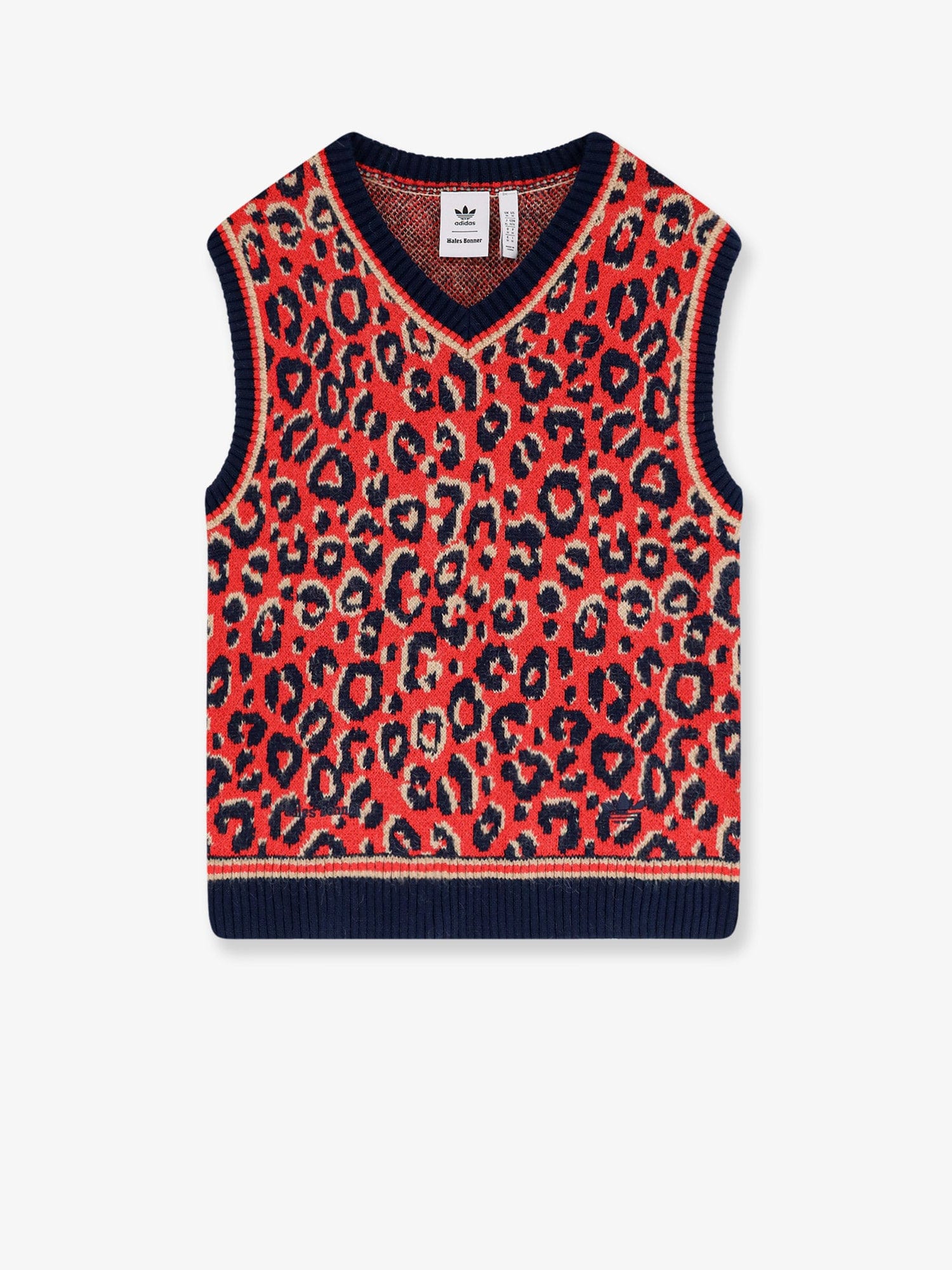 adidas Wool blend sweater with animal print