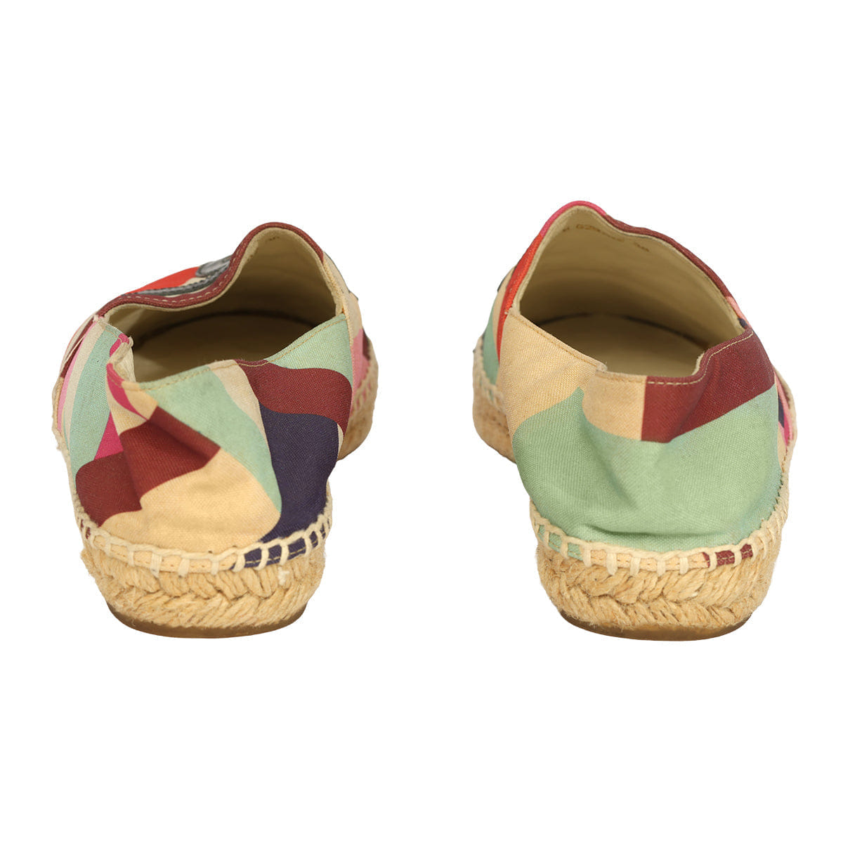 CHANEL EU - 38 MULTICOLOUR CC CAP - TOE ESPADRILLES