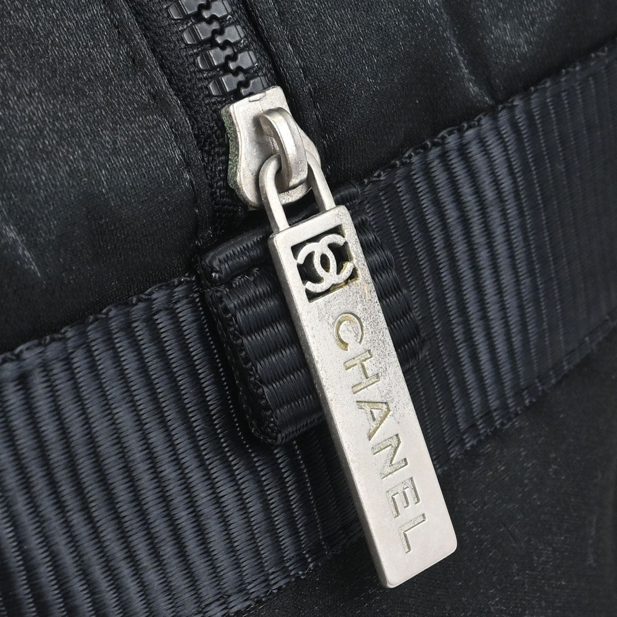 Chanel 2005 - 2006 Black Nylon Choco Bar Sport Line Duffle Handbag