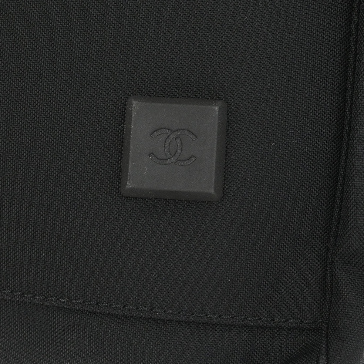 Chanel 2002 - 2003 Black Nylon Sport Line Duffle Handbag