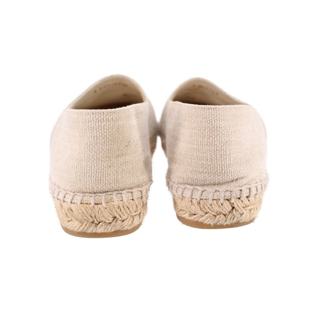 Chanel ESPADRILLE FLATS TAN 9 US