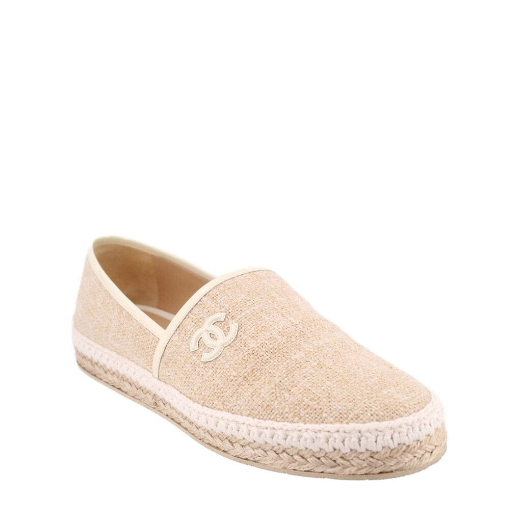 Chanel ESPADRILLES FLATS CREAM 41 EU | 10 US