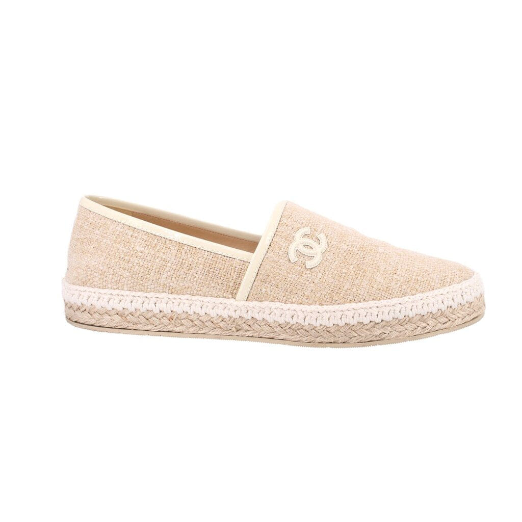 Chanel ESPADRILLES FLATS CREAM 41 EU | 10 US