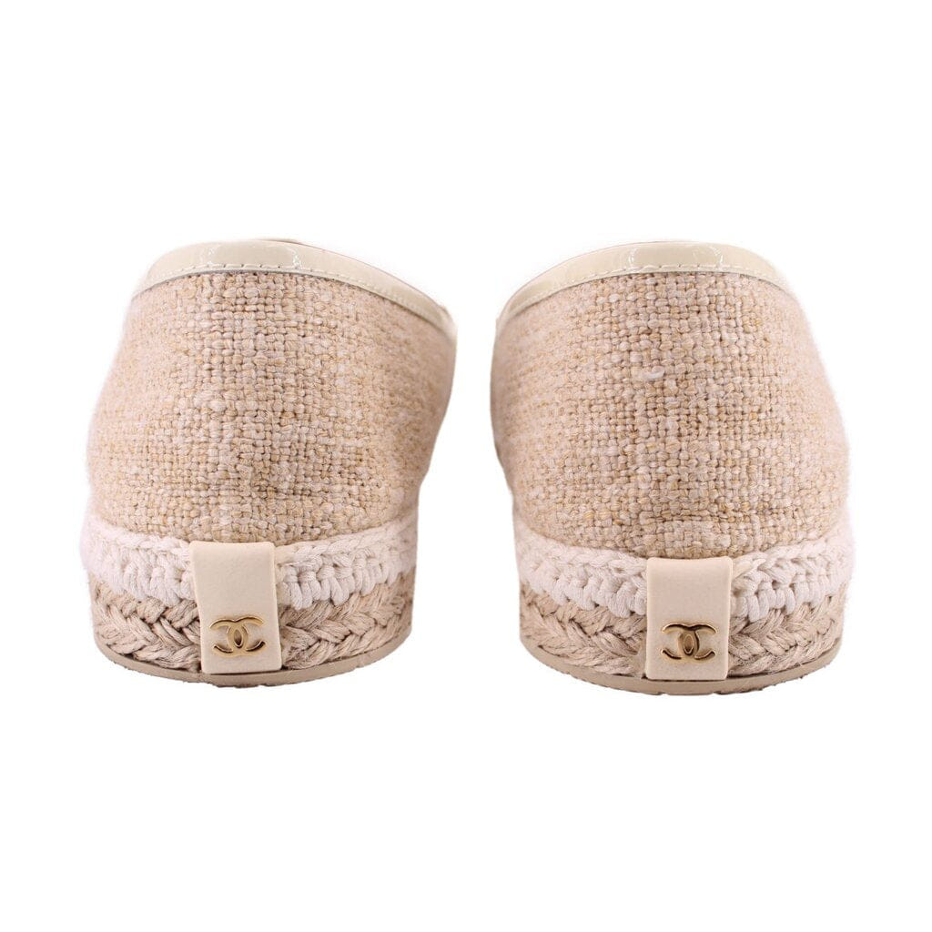 Chanel ESPADRILLES FLATS CREAM 41 EU | 10 US