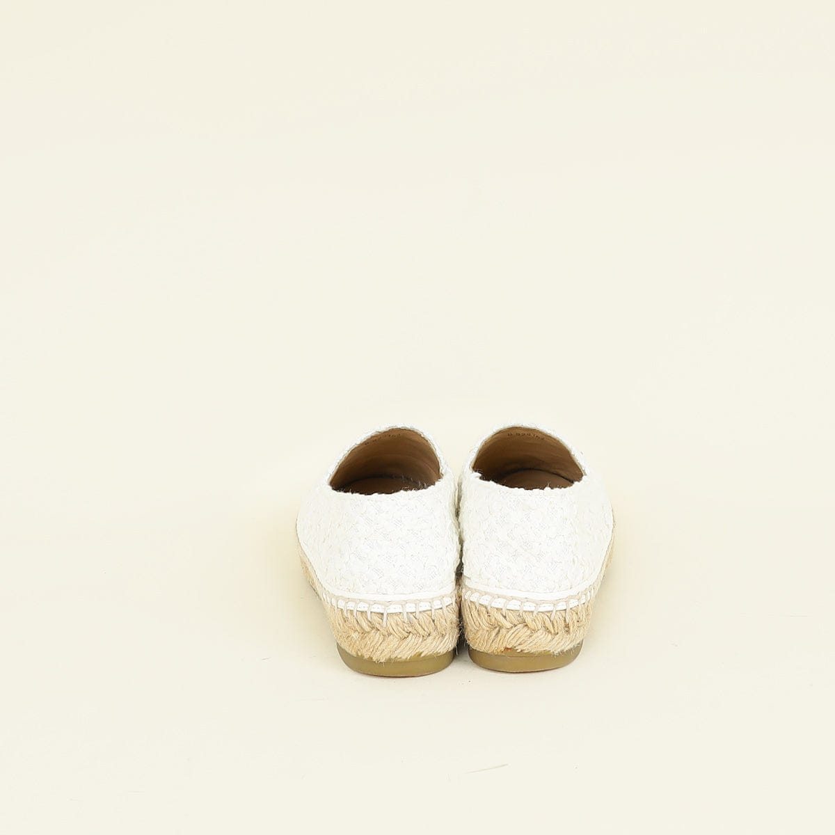 Chanel Bicolor CC Cap Toe Tweed Espadrille 36