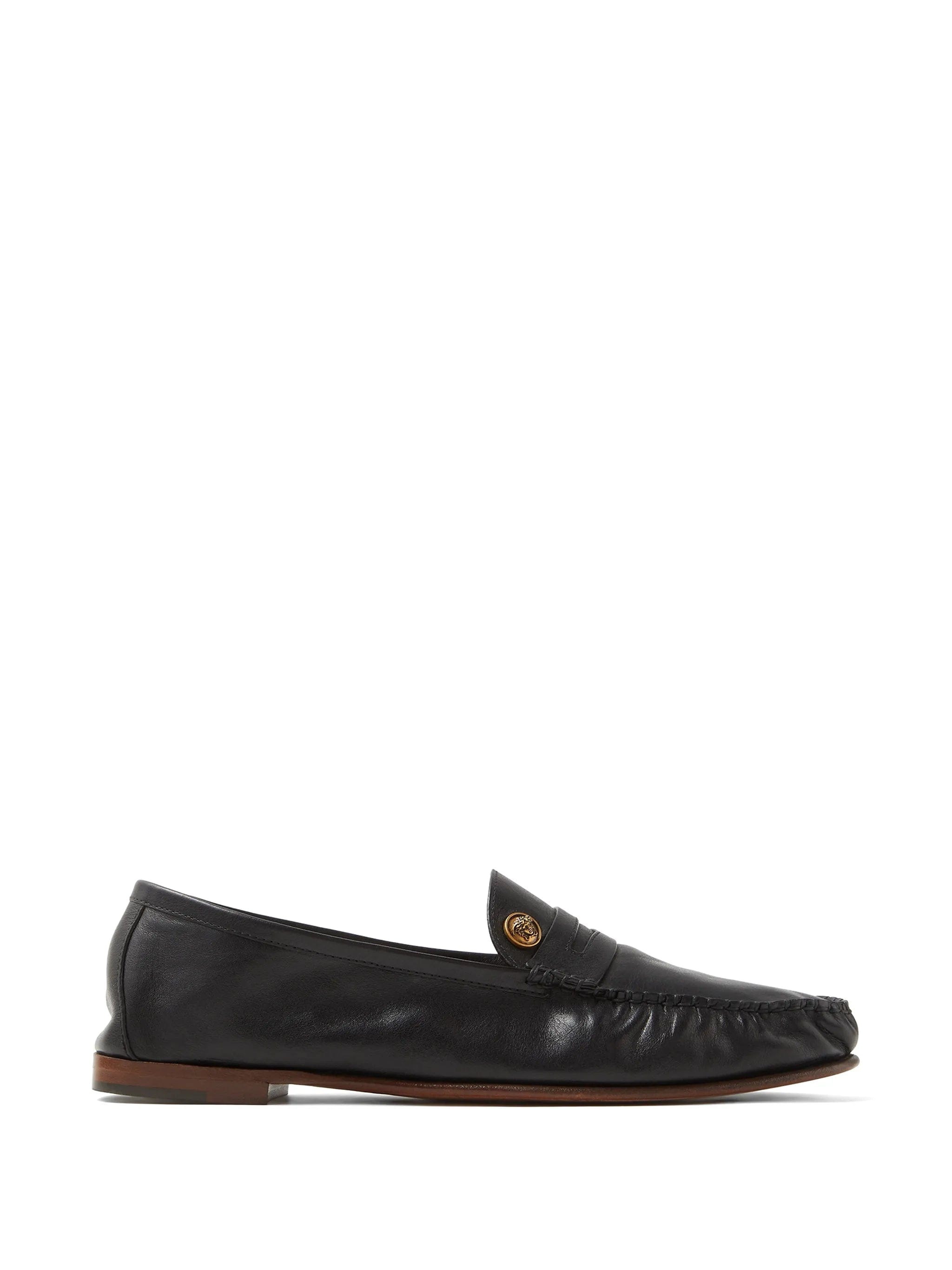 Versace Guanto leather loafers