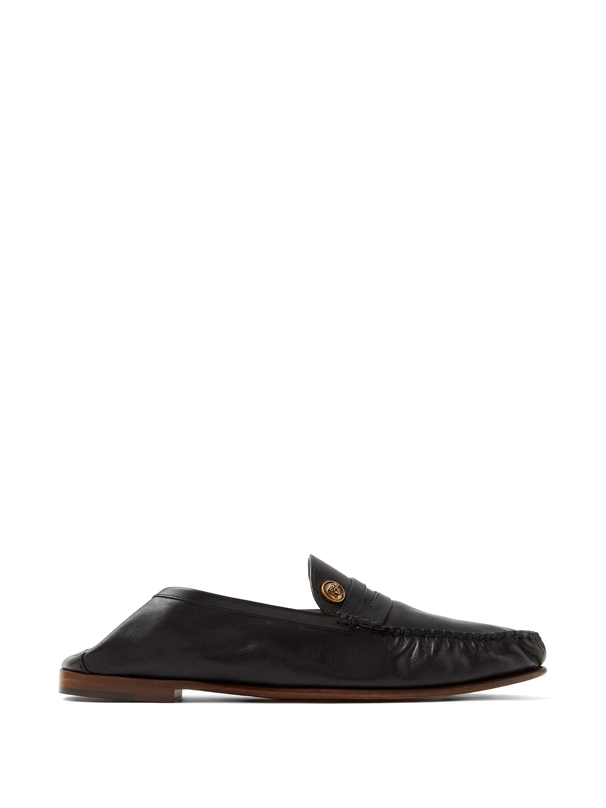 Versace Guanto leather loafers