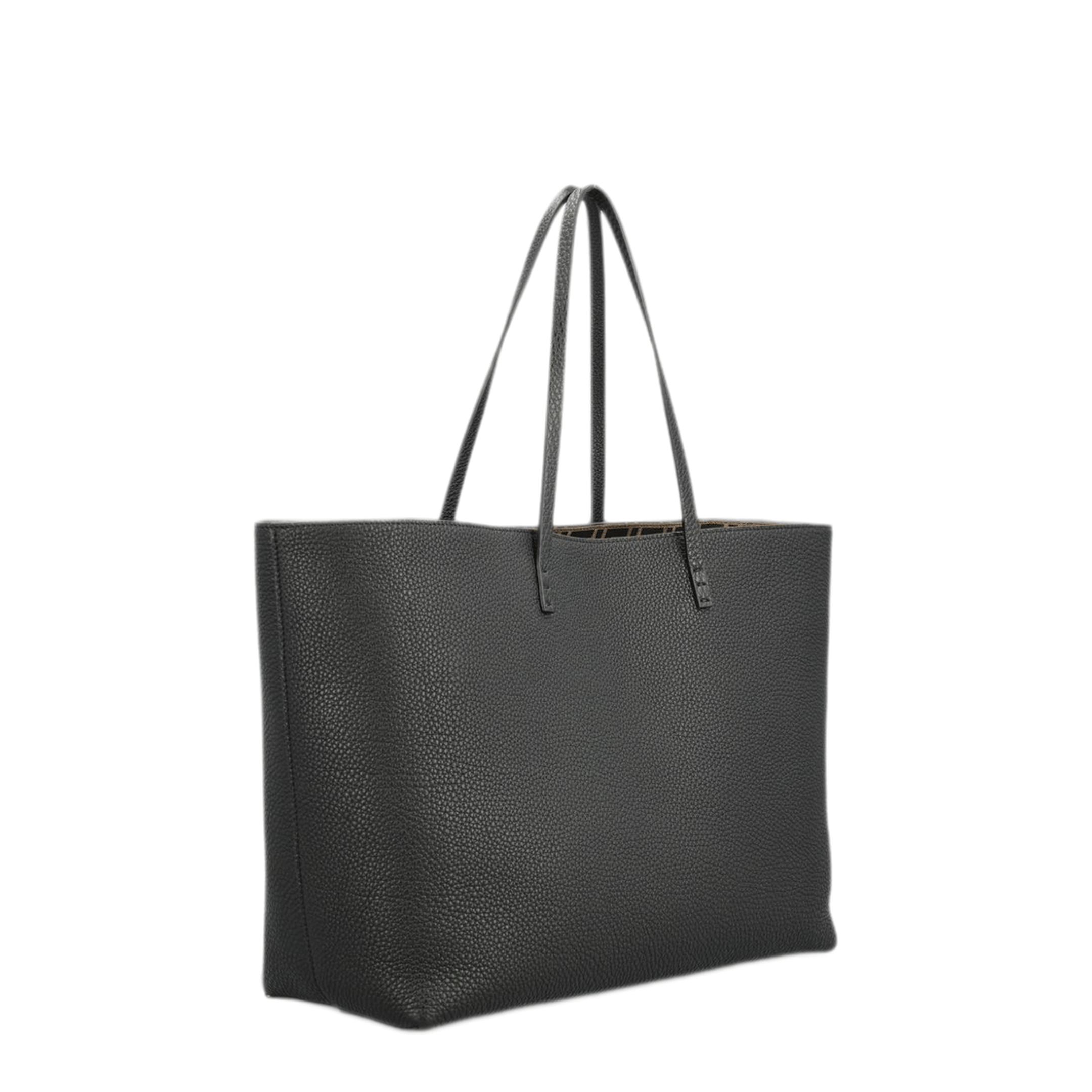 Fendi Medium Calfskin Tote - Black