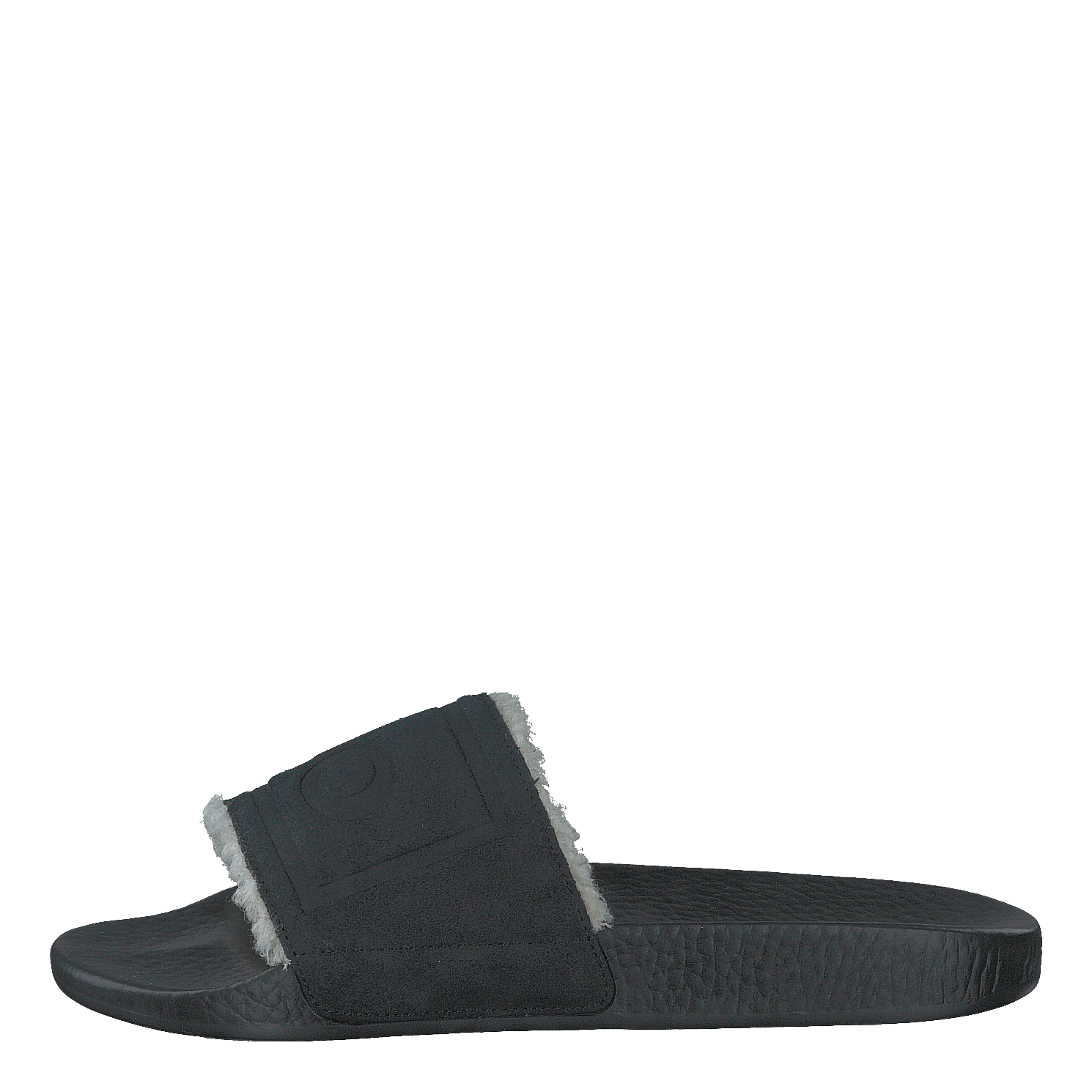 Polo Ralph Lauren Faux - Shearling–Lined Suede Slide Black