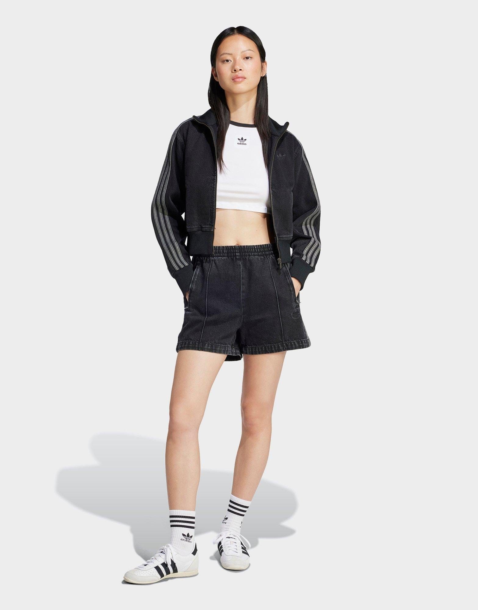 adidas Denim Firebird Shorts