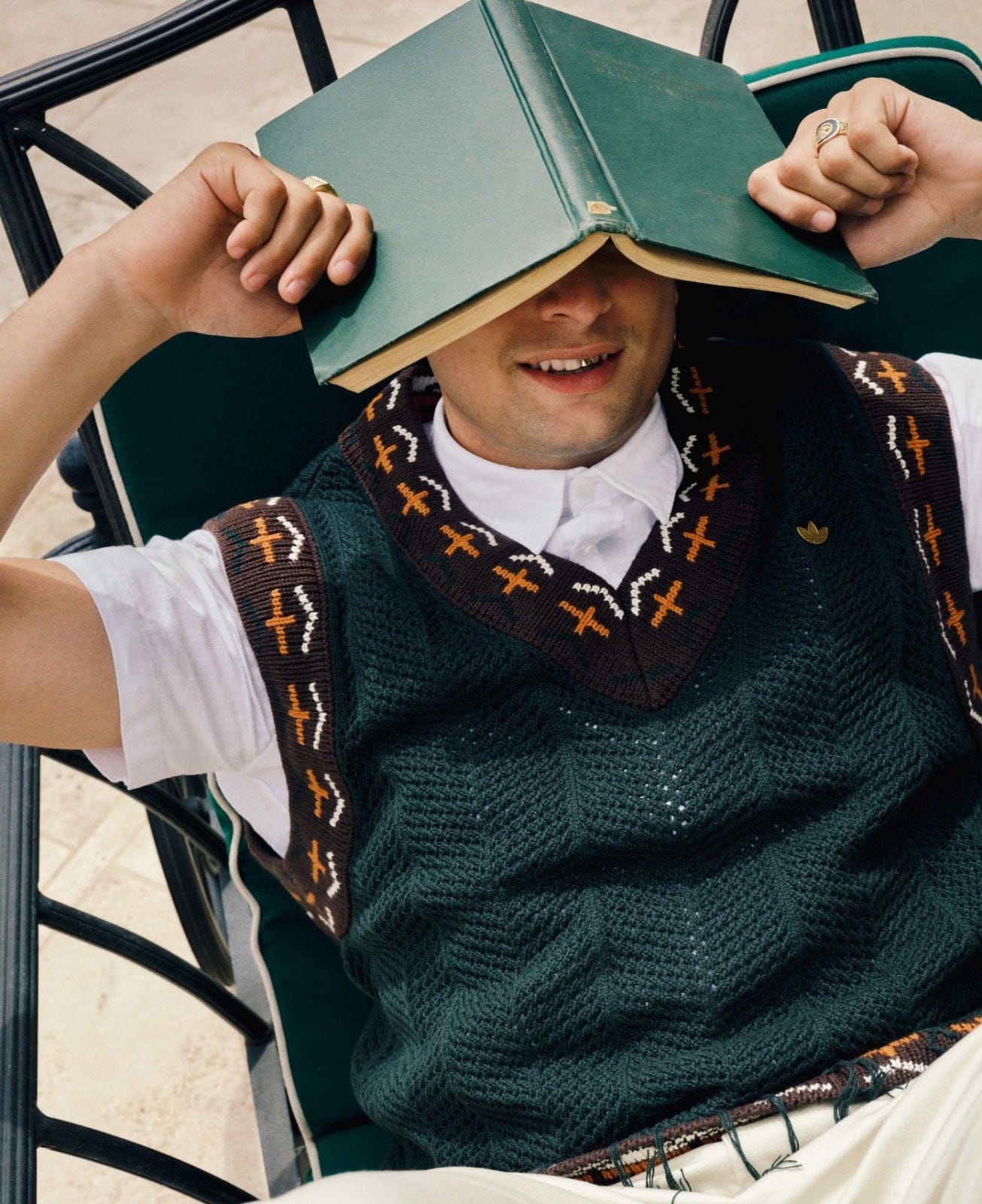 adidas CLOT Knit Vest by Edison Chen (Green)