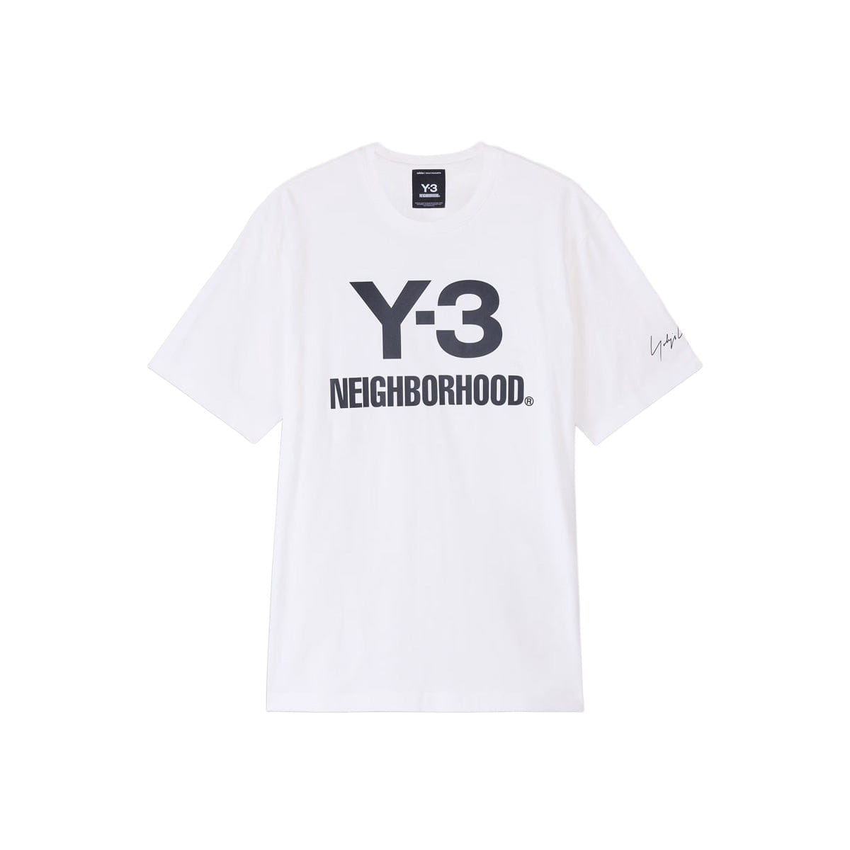 adidas Y - 3 NBHD Logo T-Shirt Core White