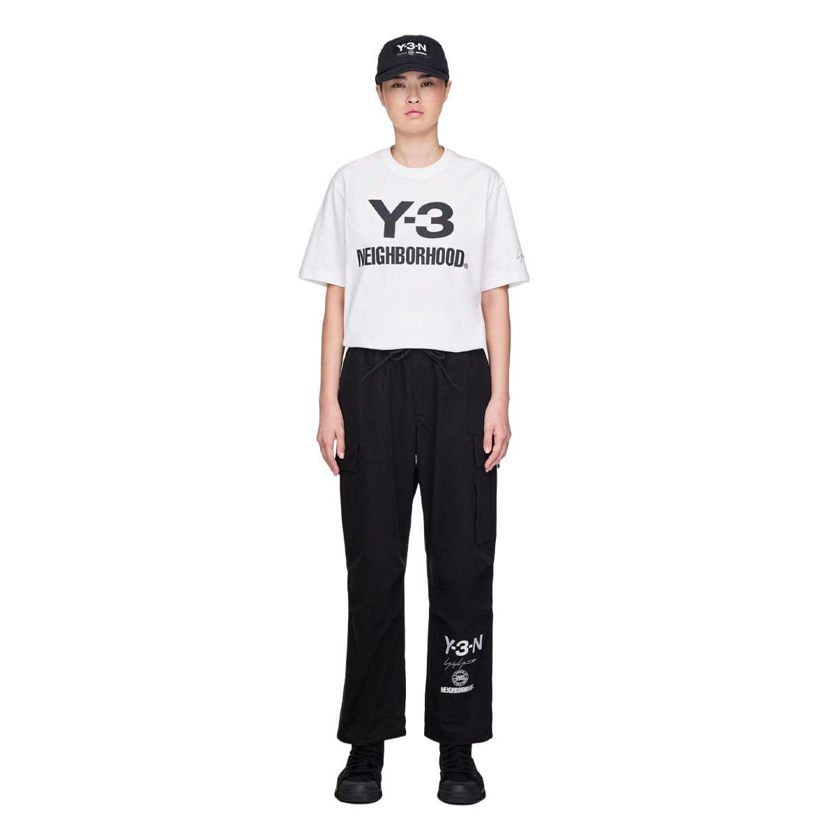 adidas Y - 3 NBHD Logo T-Shirt Core White