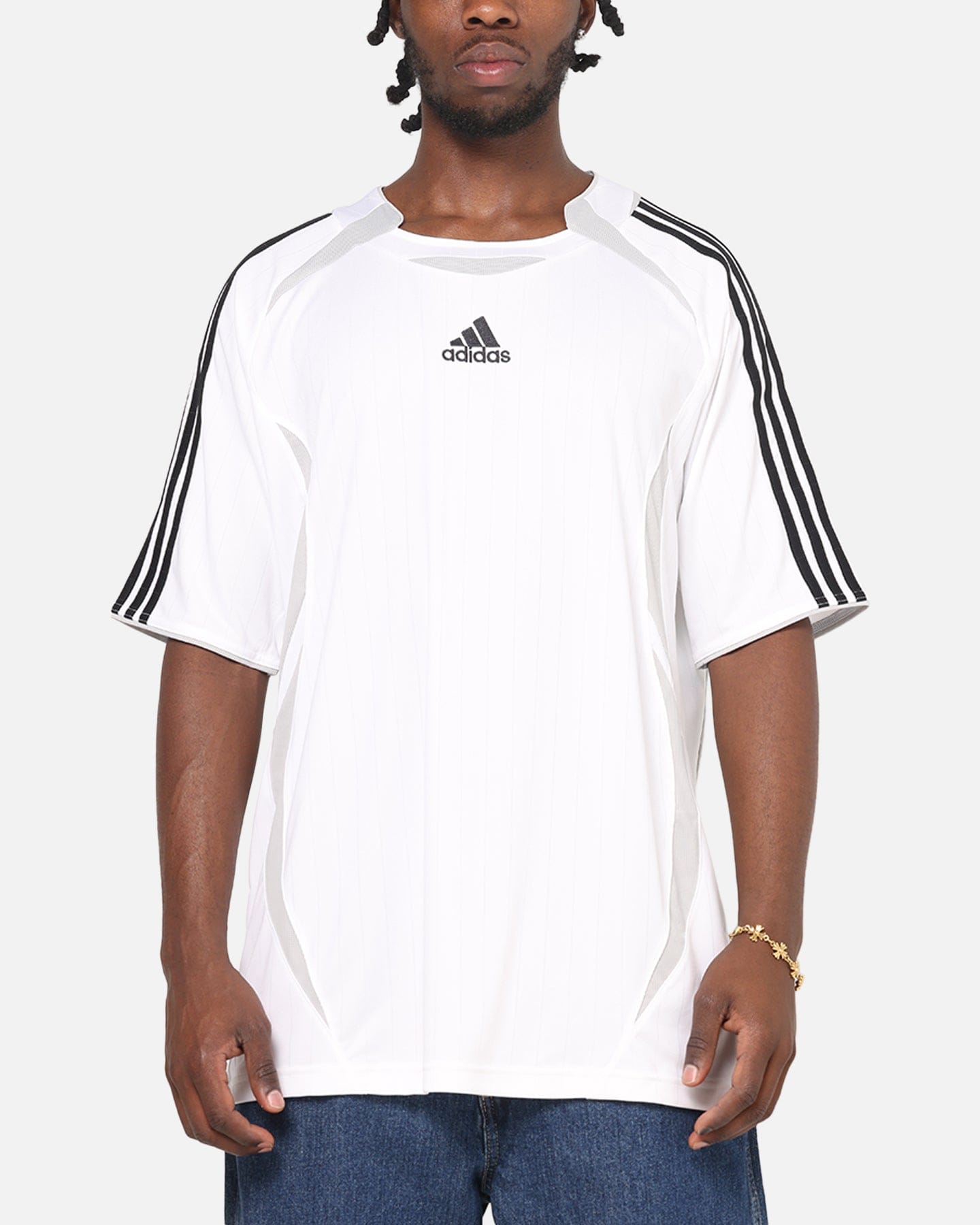 adidas Teamgeist T - Shirt White/Black
