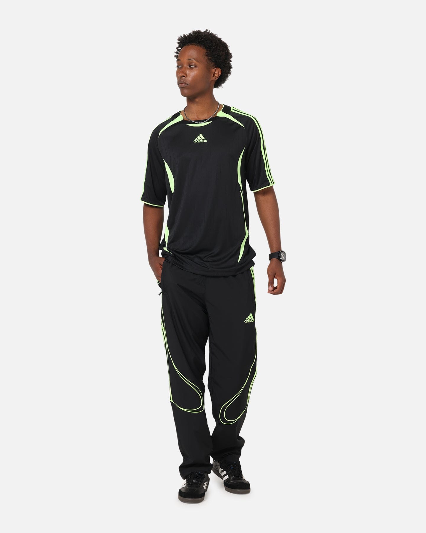 adidas Teamgeist Adicolor T - Shirt Black/Green