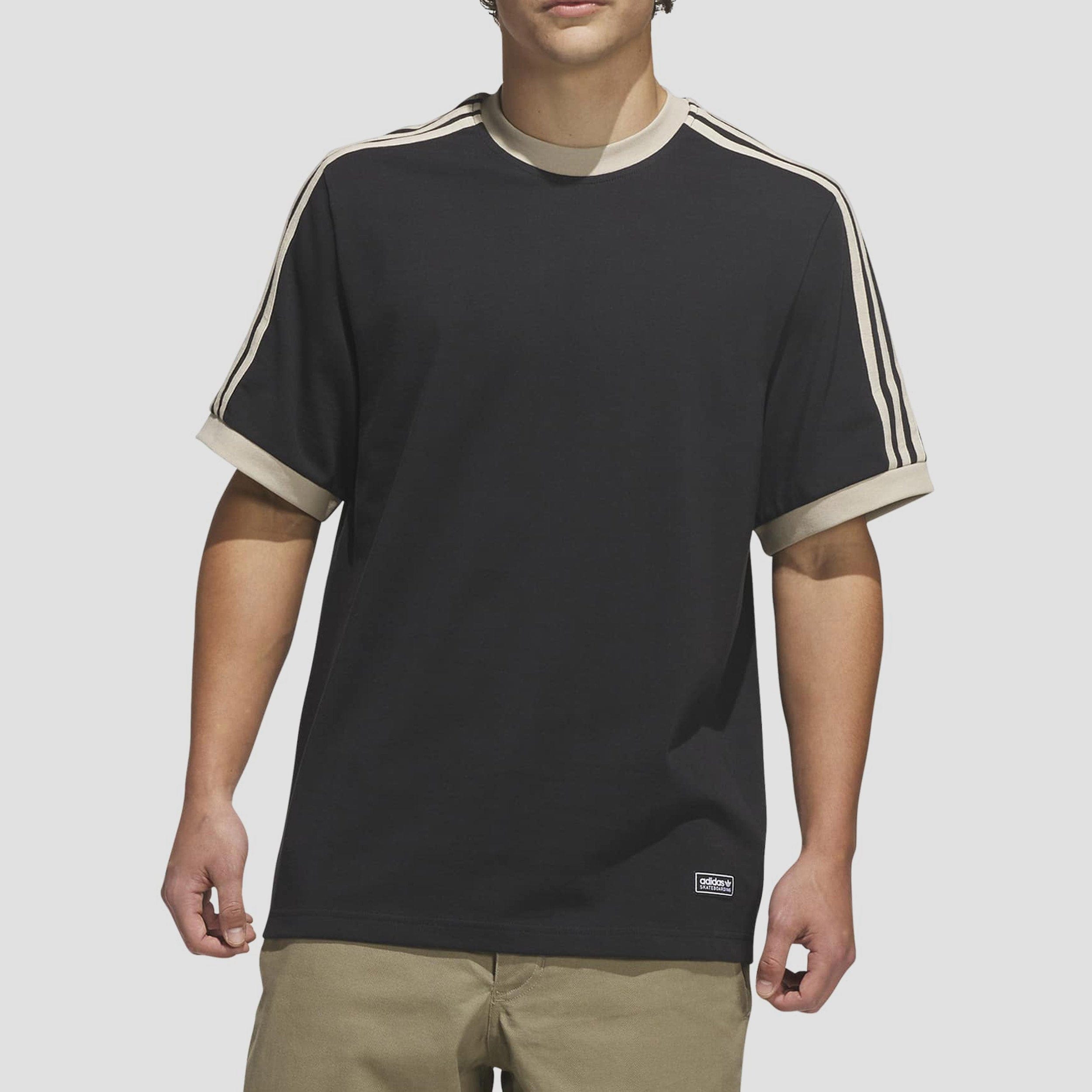 adidas FSBS Ringer T - Shirt Black / Khaki Heather