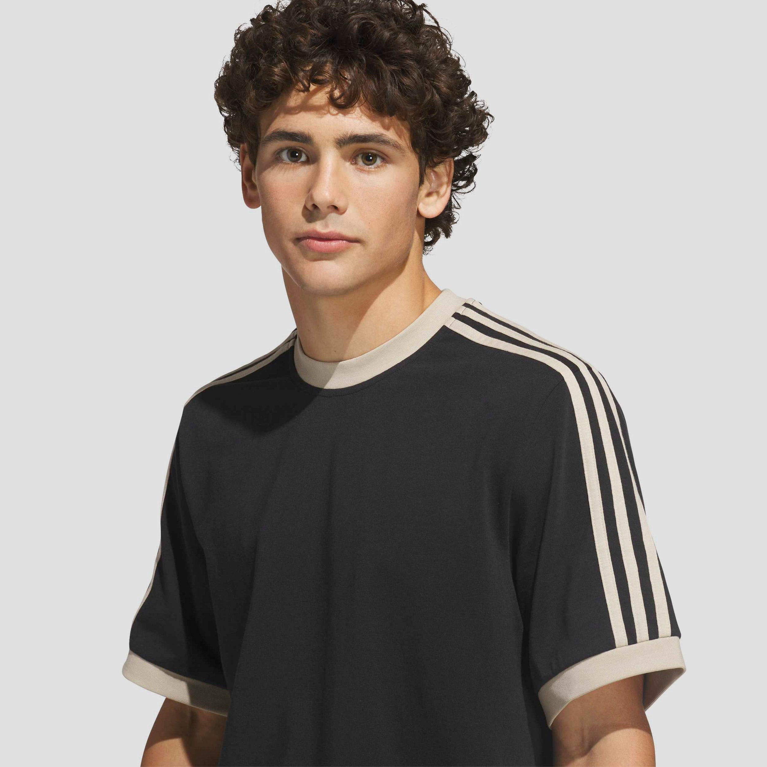 adidas FSBS Ringer T - Shirt Black / Khaki Heather