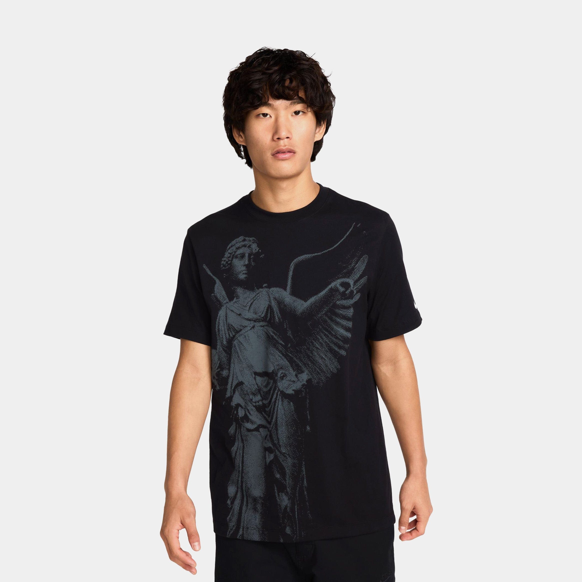 Nike NSW Enshrined Crew Mens Short Sleeve Shirt (Black/Grey)