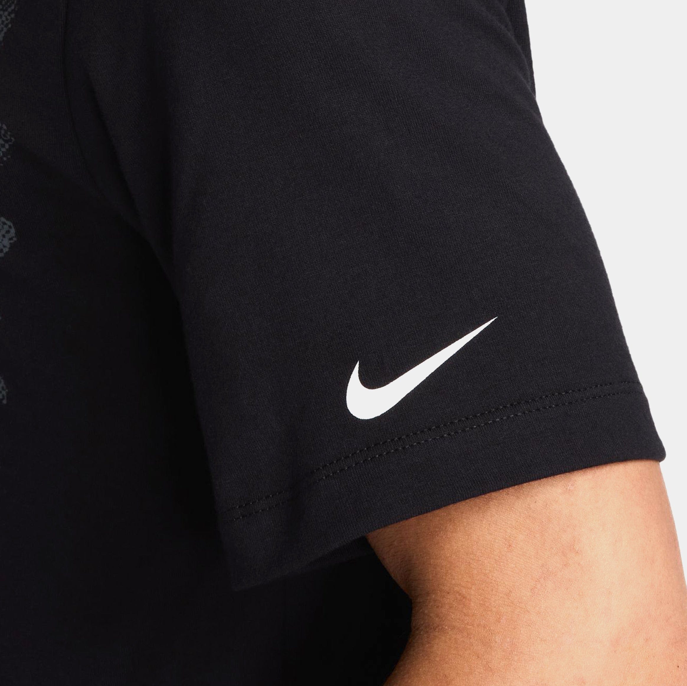 Nike NSW Enshrined Crew Mens Short Sleeve Shirt (Black/Grey)