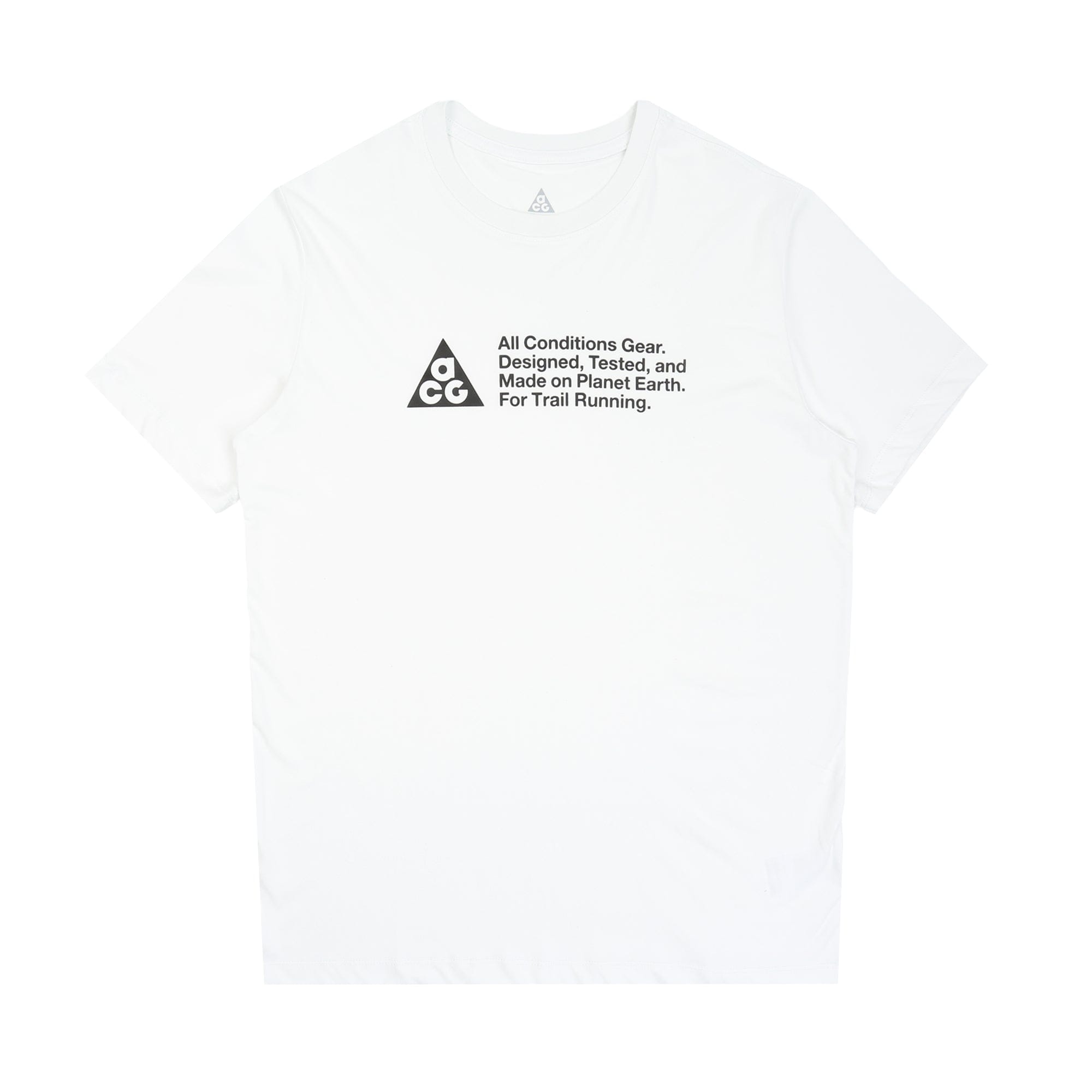 Nike ACG Dri - FIT Std Trail Logo T - Shirt - Summit White