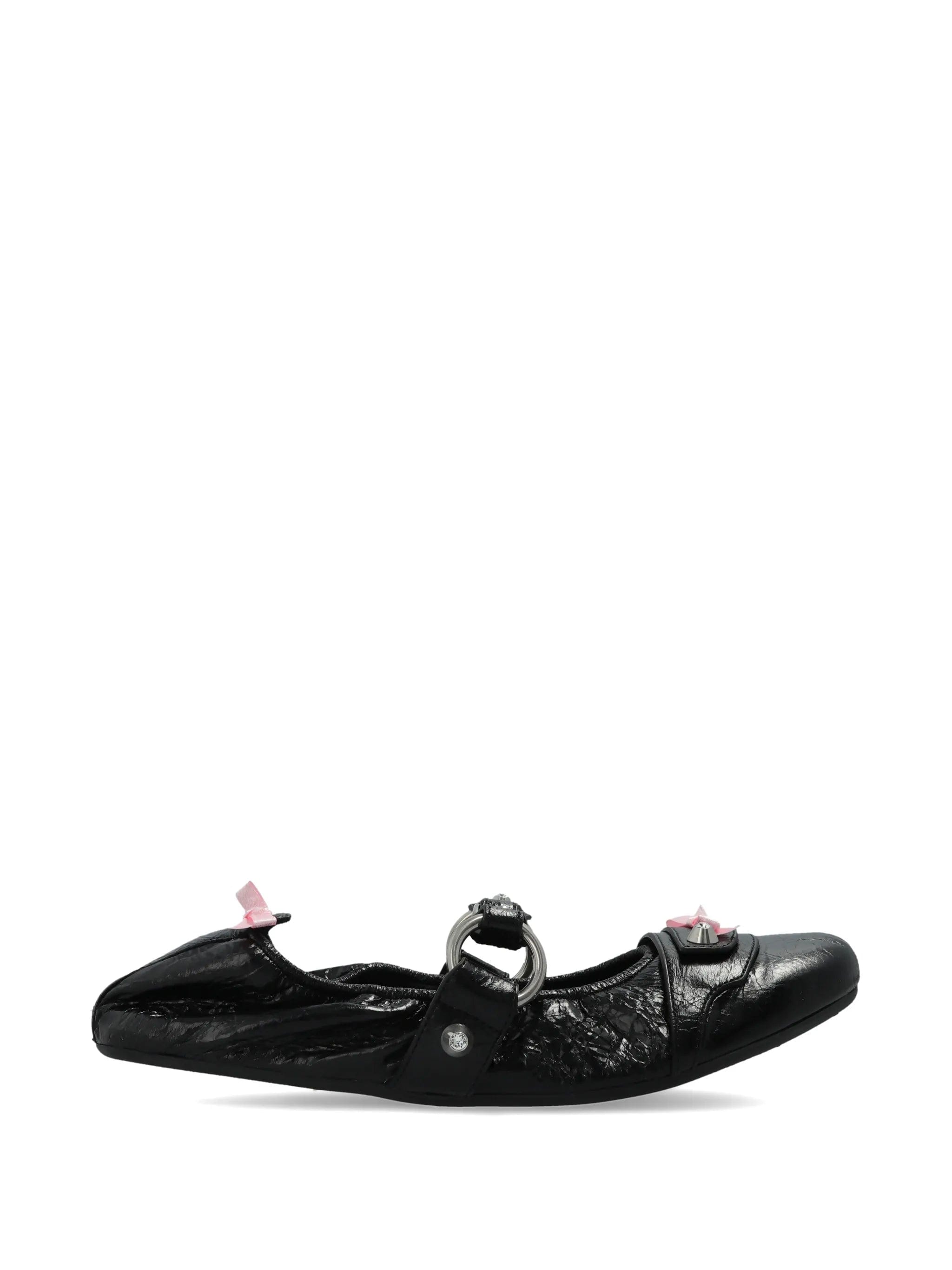 Balenciaga ring studded pumps