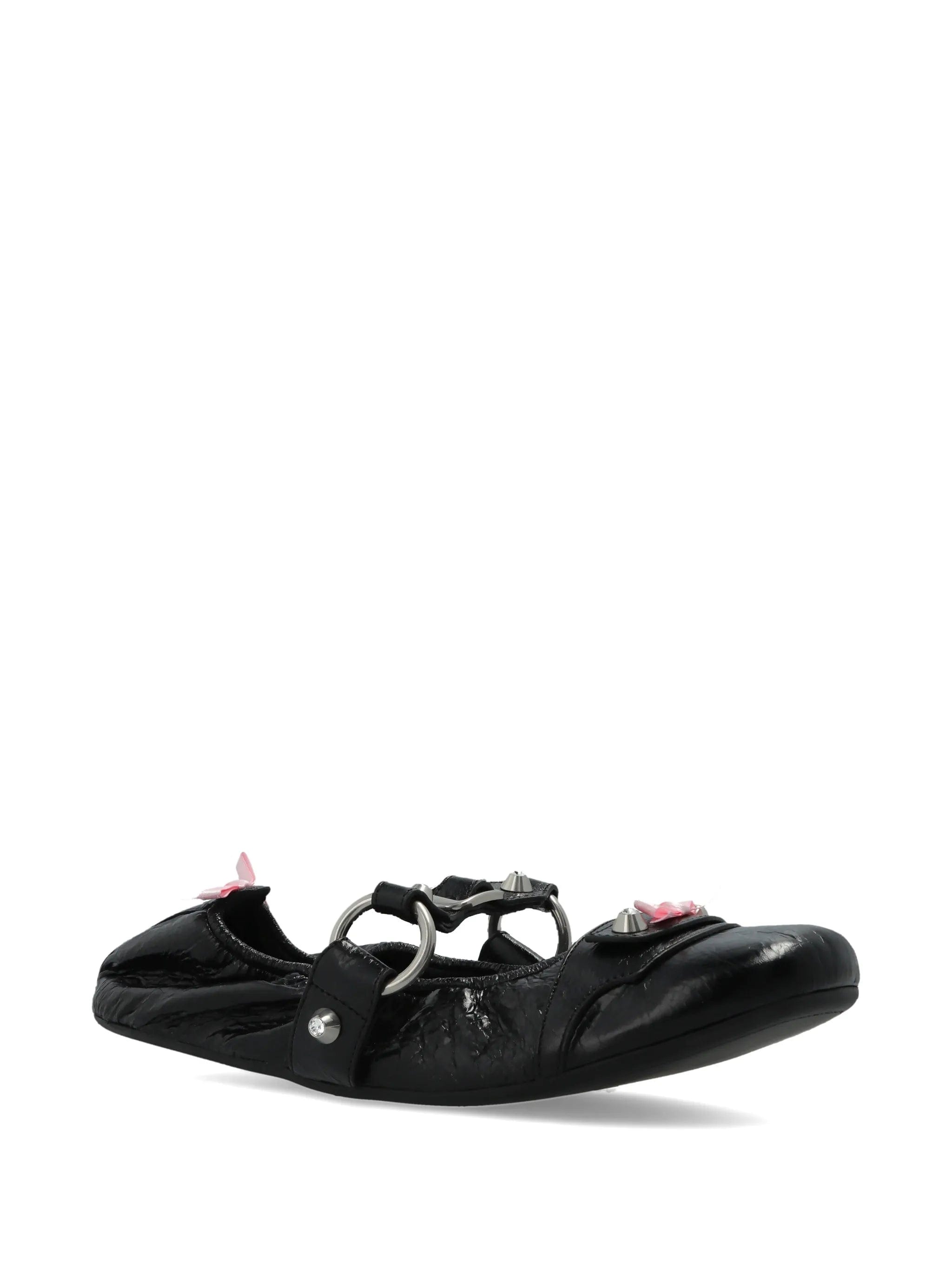 Balenciaga ring studded pumps