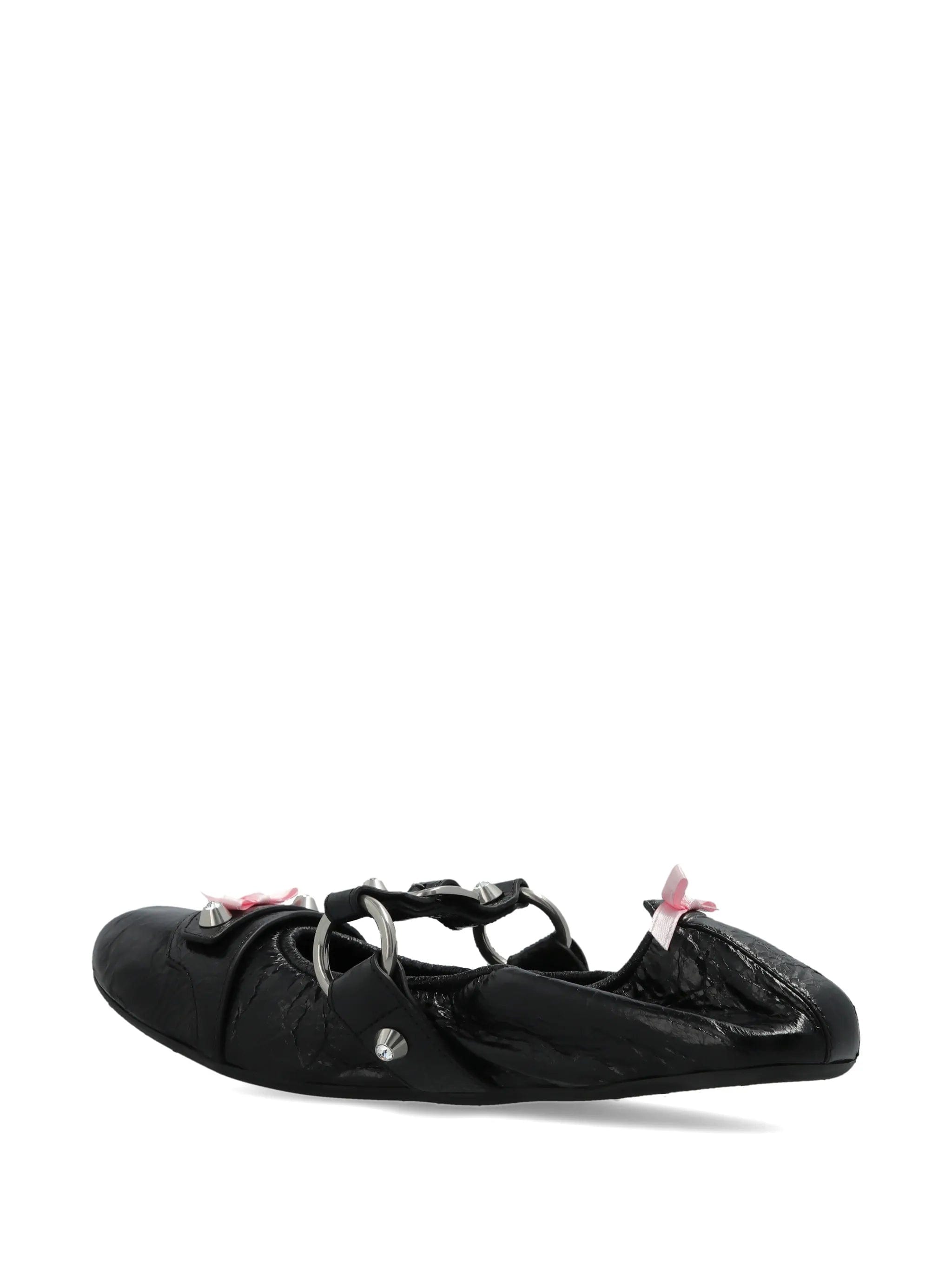 Balenciaga ring studded pumps
