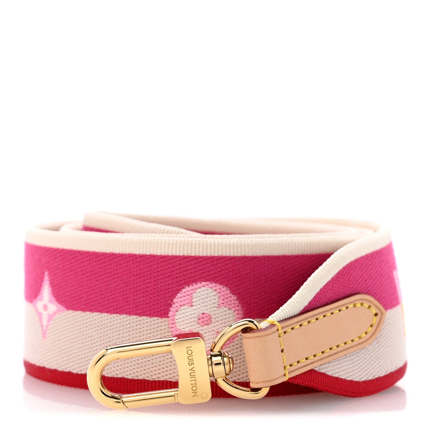 Louis Vuitton Jacquard Speedy Bandouliere 20 Shoulder Strap Fuchsia