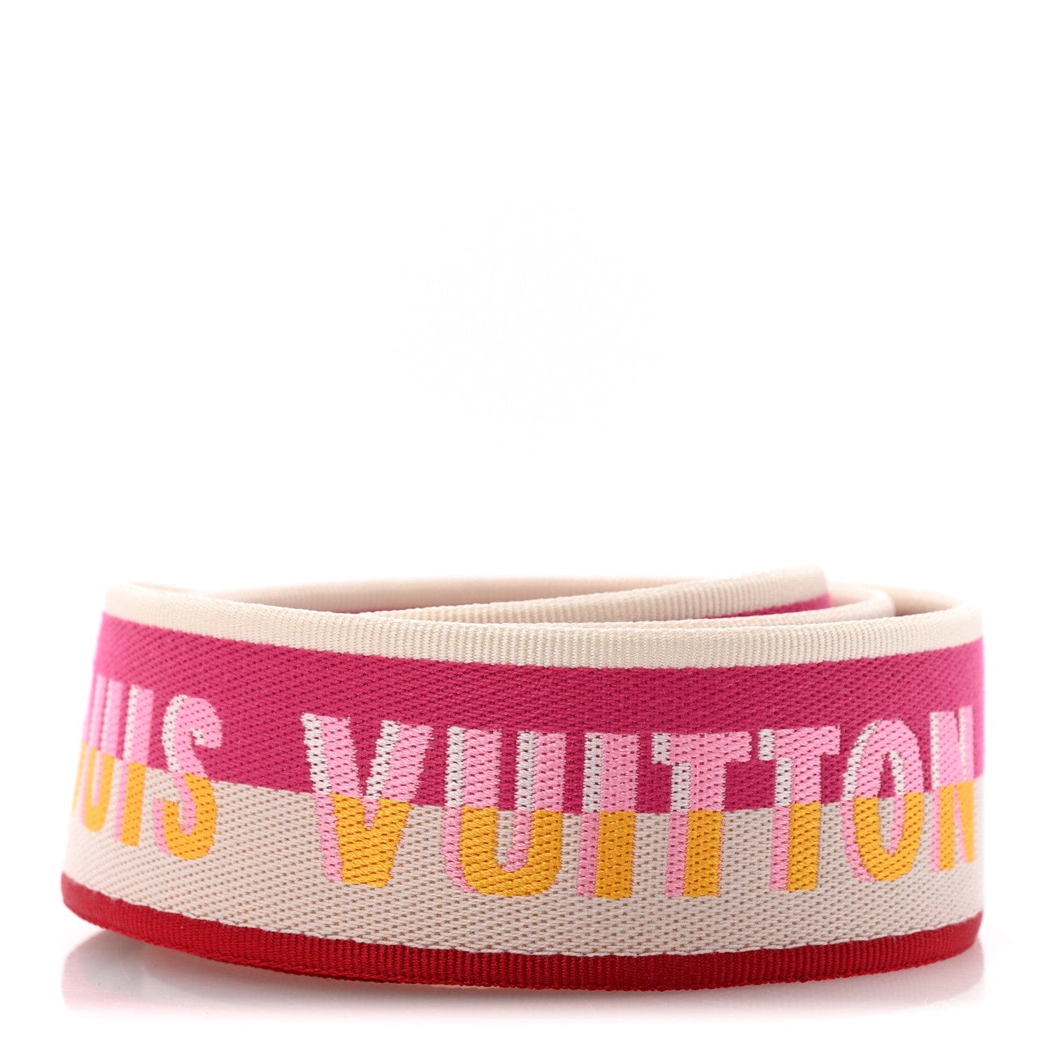 Louis Vuitton Jacquard Speedy Bandouliere 20 Shoulder Strap Fuchsia
