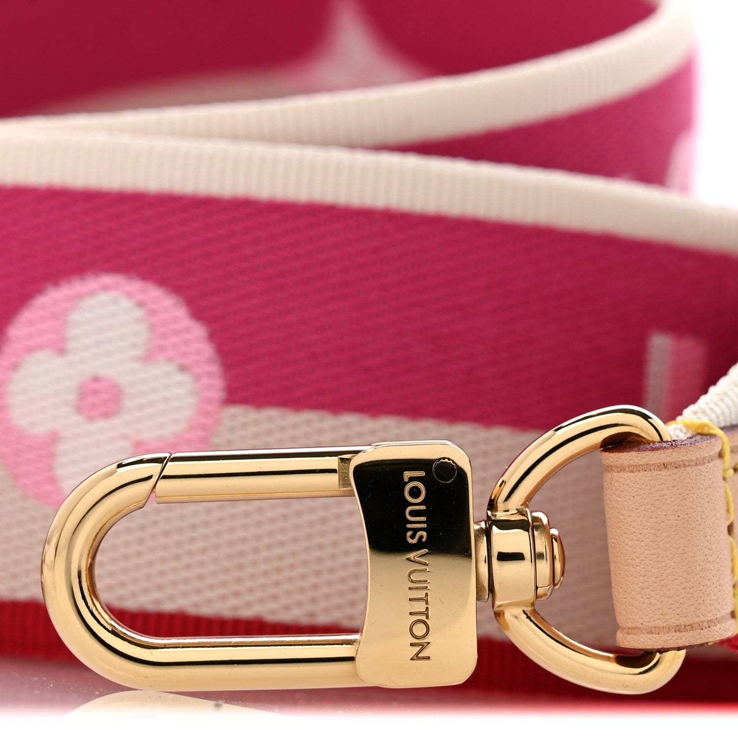 Louis Vuitton Jacquard Speedy Bandouliere 20 Shoulder Strap Fuchsia