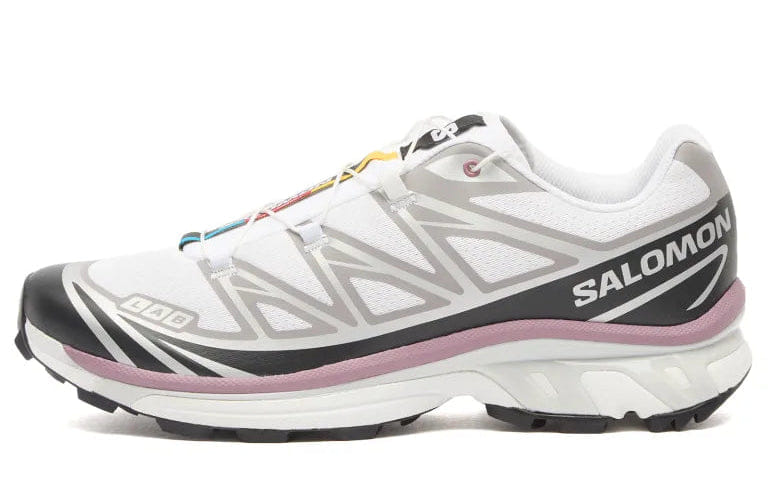 Salomon XT - 6 Sneaker White, Black & Dusky Orchid