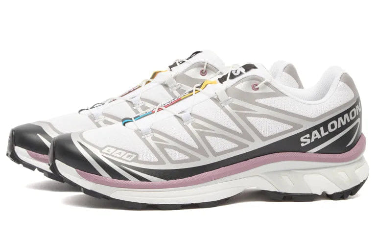 Salomon XT - 6 Sneaker White, Black & Dusky Orchid