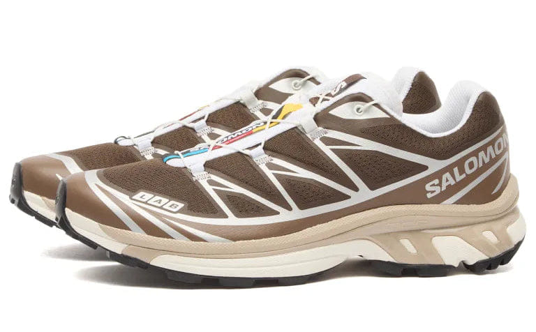 Salomon XT - 6 Sneaker Earth Brown, Walnut & Ftw Silver