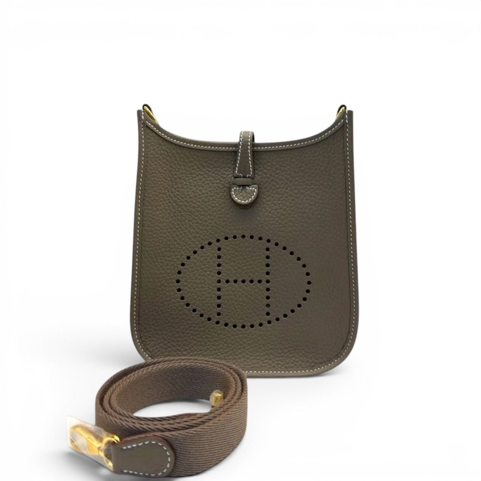 Hermès Evelyne 16 TPM Etoupe Taurillon Clemence GHW