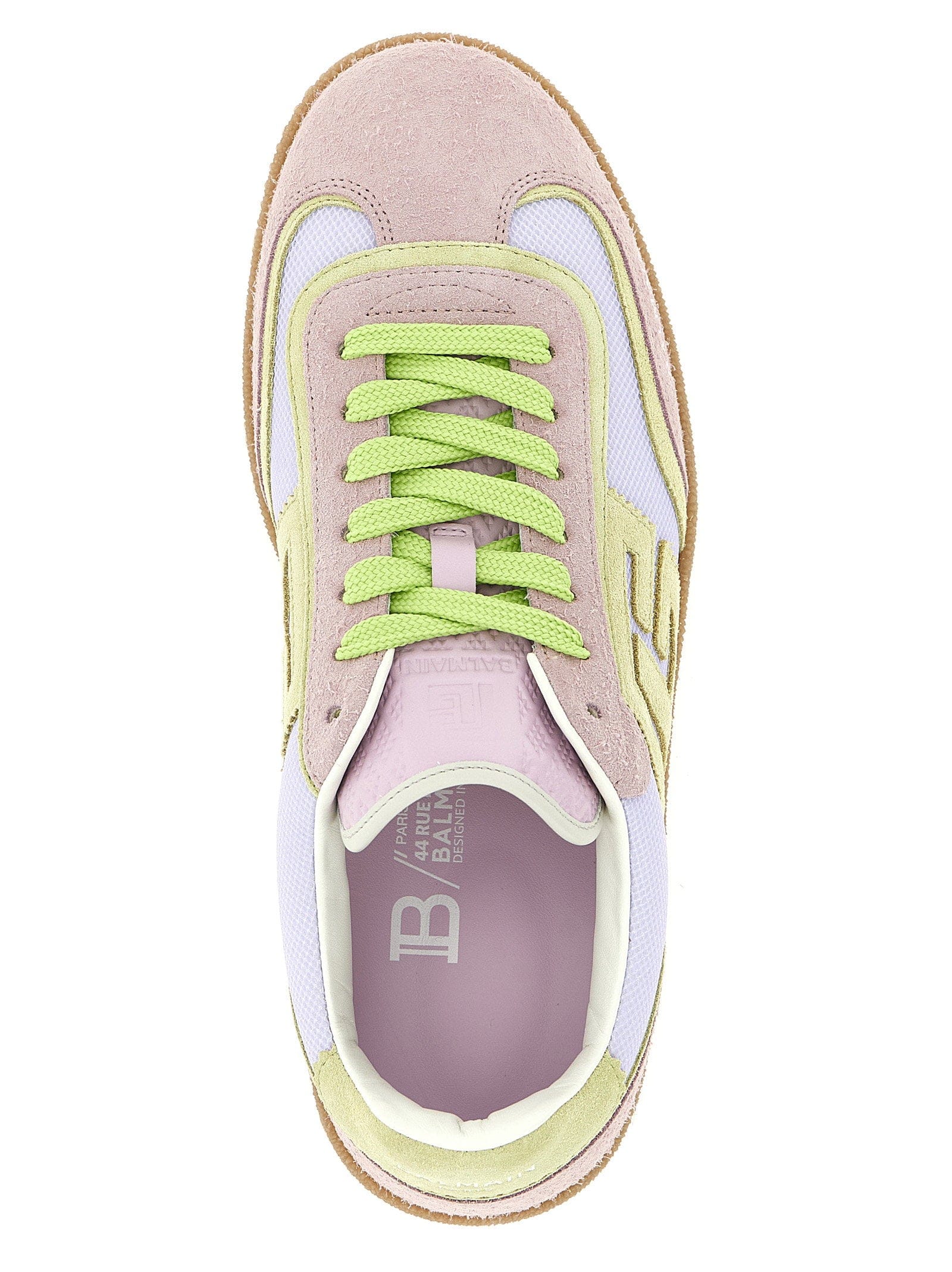Balmain Swan Sneaker — lavender