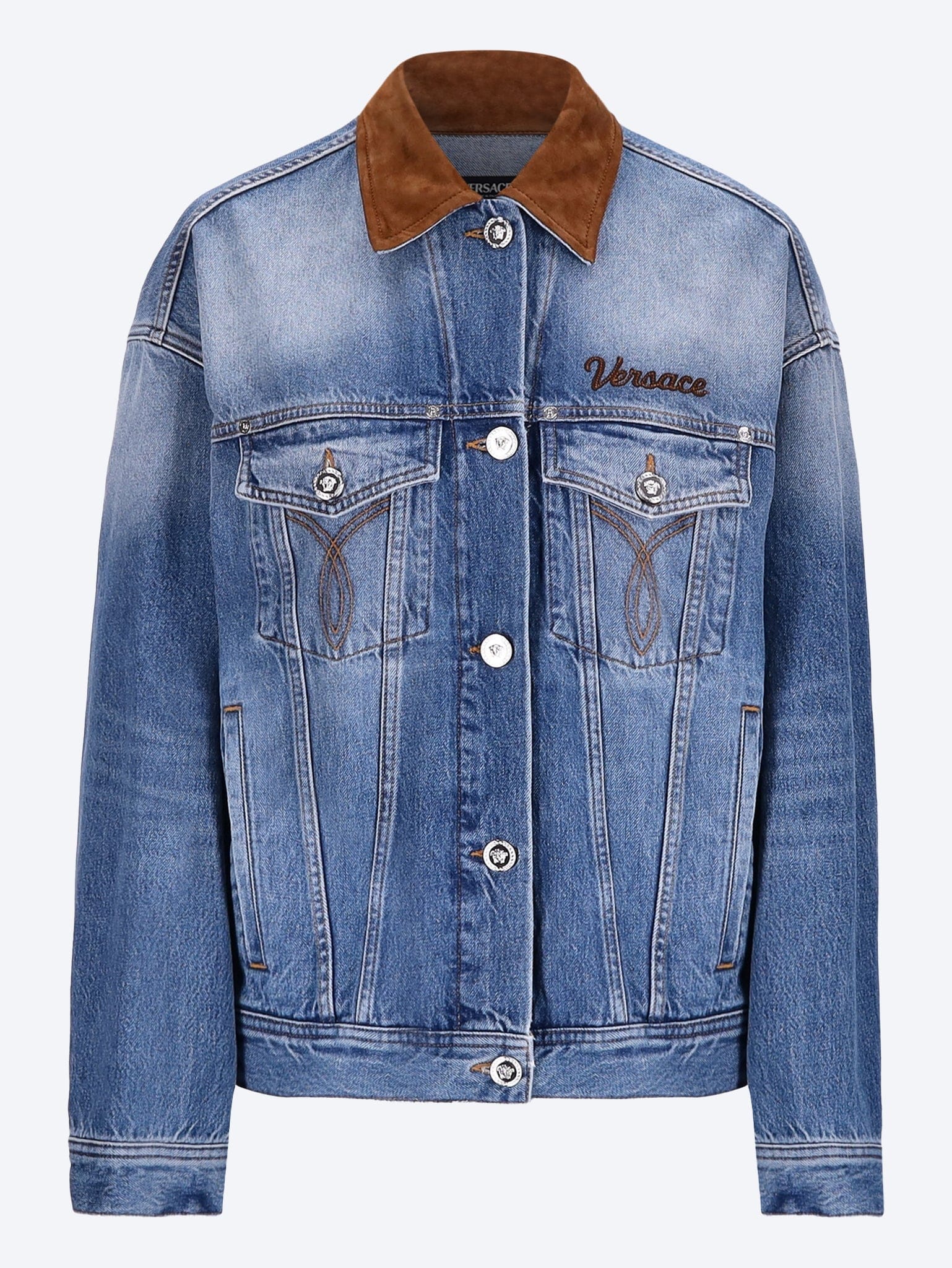 Versace Denim stone wash jacket