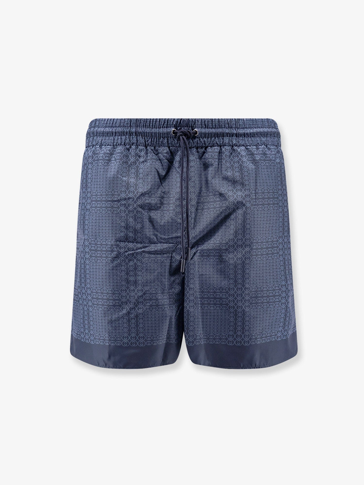 Gucci Nylon swim trunks with all - over Gucci Incrocio print