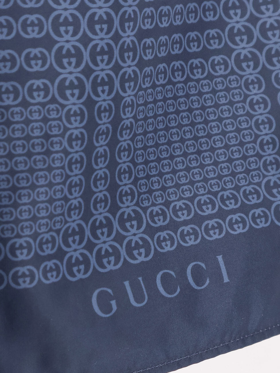 Gucci Nylon swim trunks with all - over Gucci Incrocio print