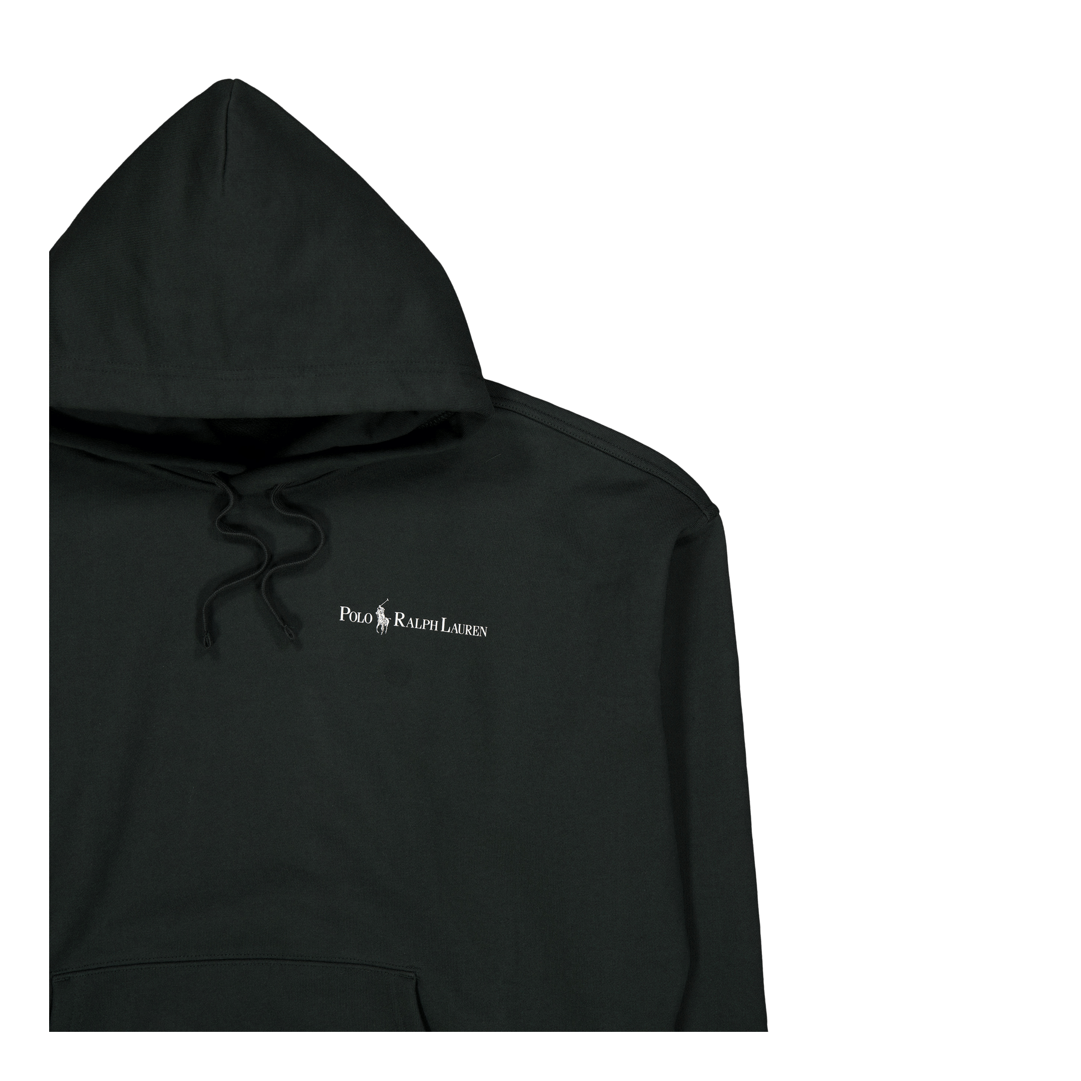 Polo Ralph Lauren Relaxed Fit Logo Fleece Hoodie Faded Black Canvas