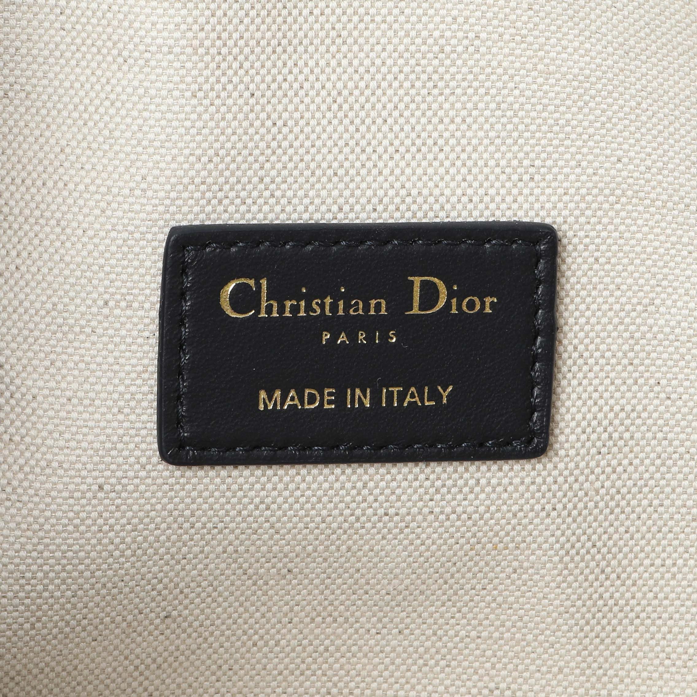 Christian Dior Blue Oblique Jacquard Medium DiorTravel Nomad Pouch