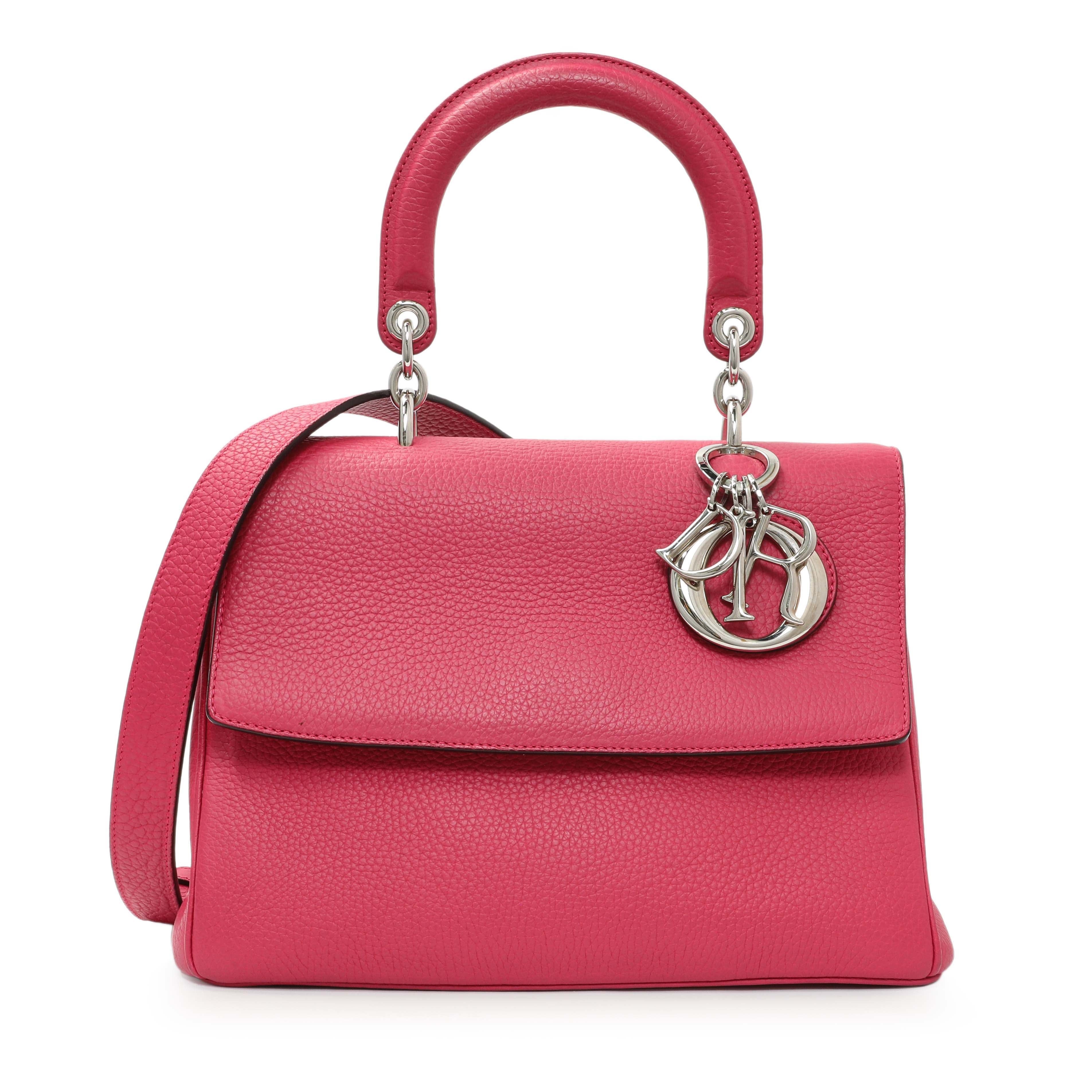 Christian Dior Pink Bullcalf Small Be Dior Flap