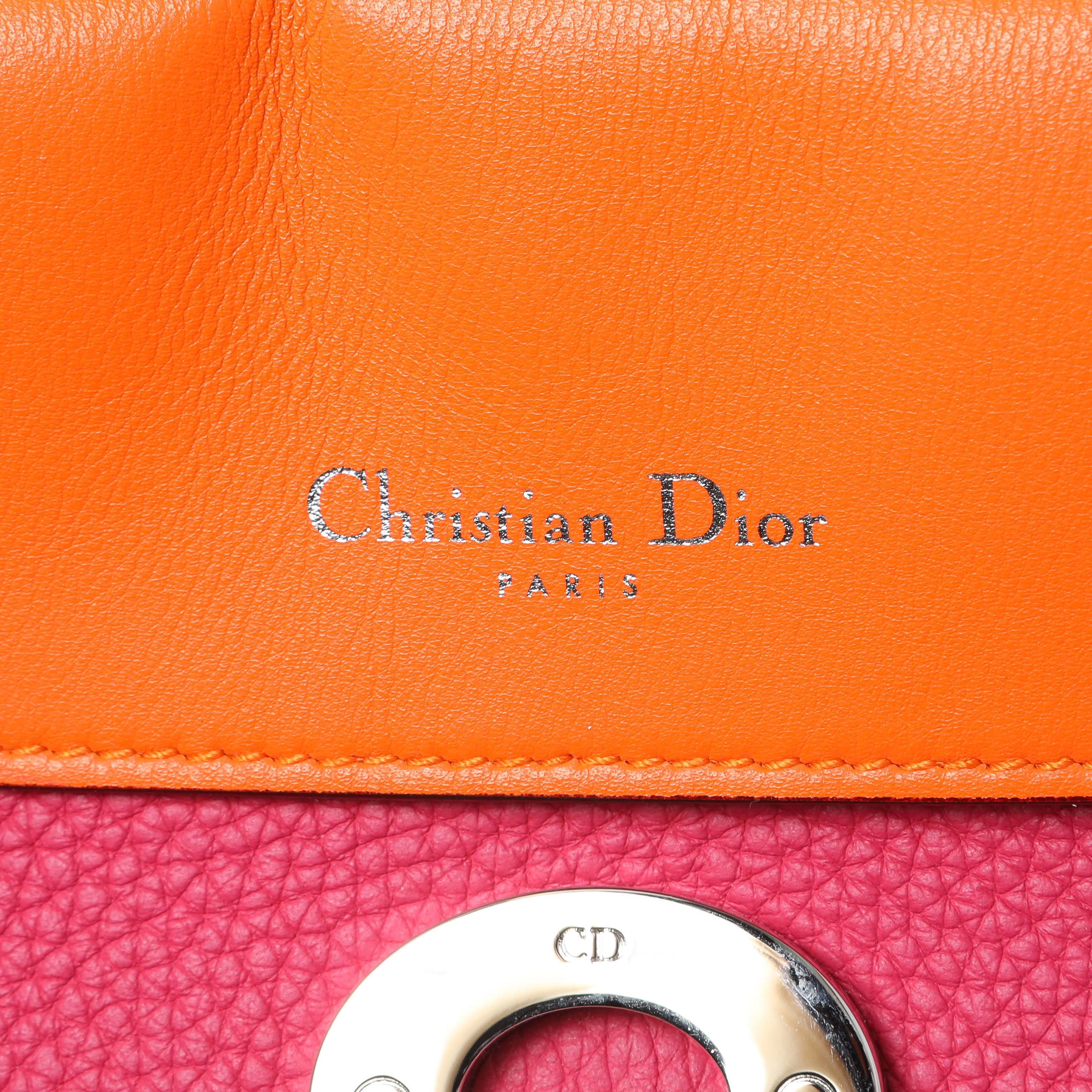 Christian Dior Pink Bullcalf Small Be Dior Flap