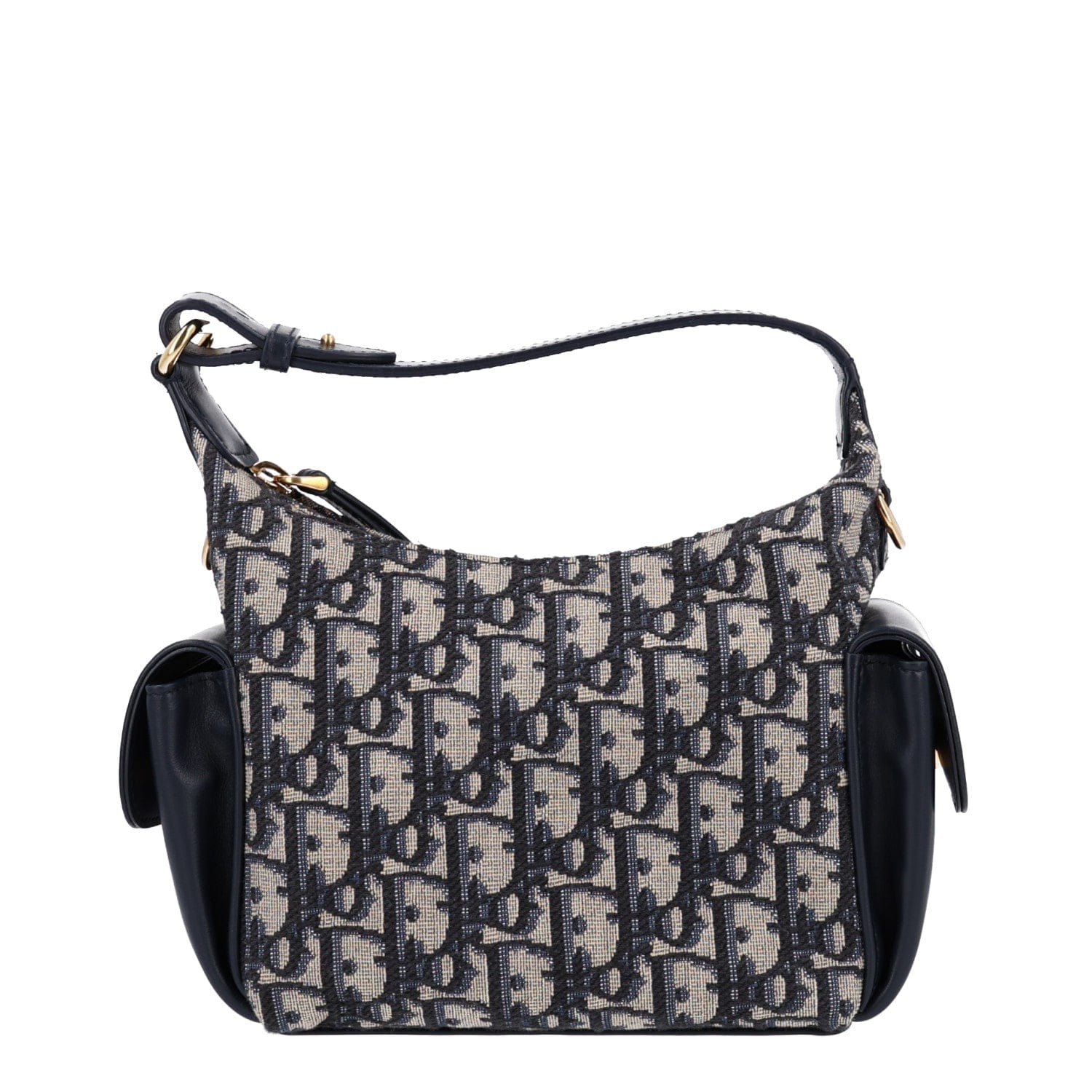 Christian Dior Oblique Jacquard Smooth Calfskin Mini D - Dream Blue